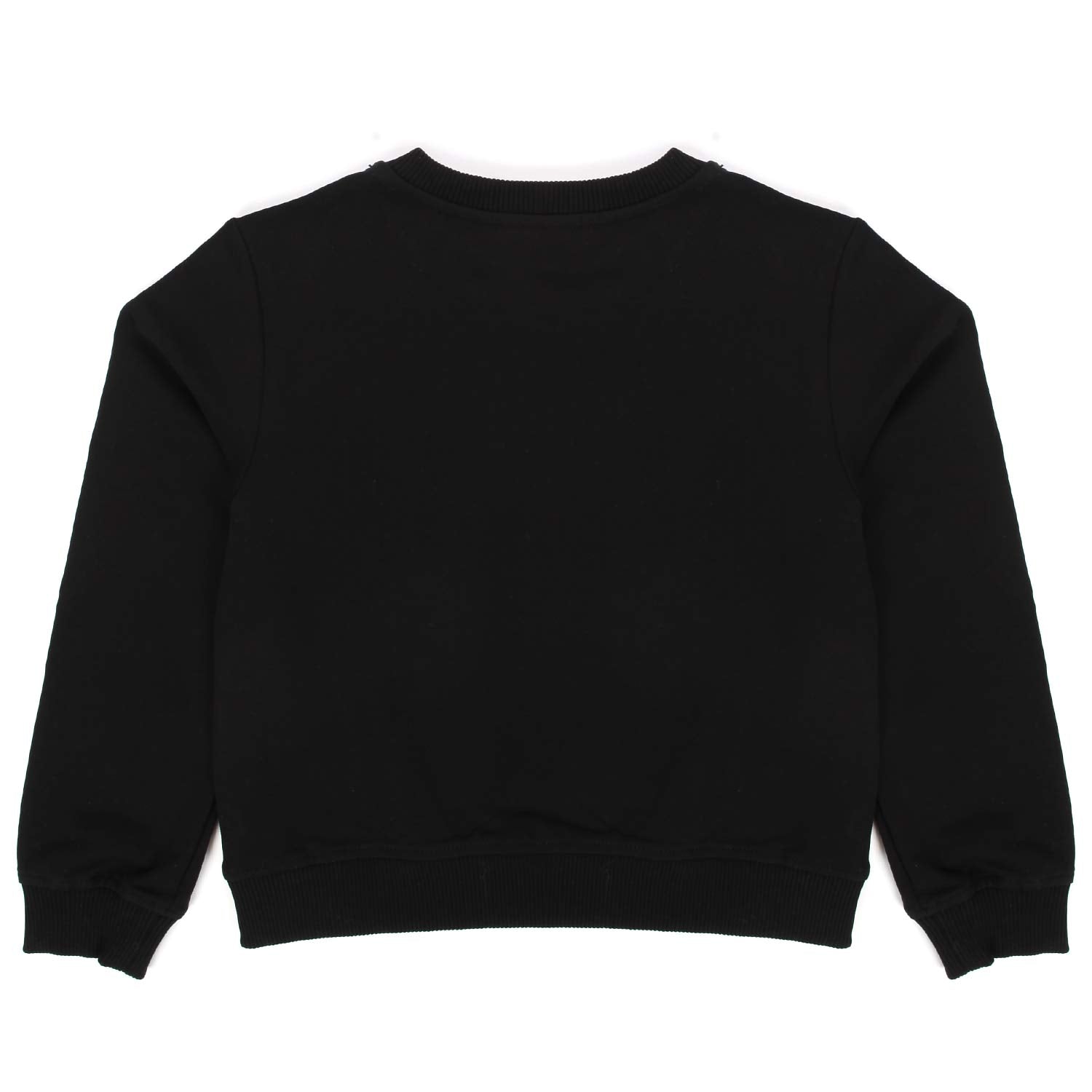 FELPA  CON ORSETTO NERA GIRL - annameglio.com abbigliamento moda