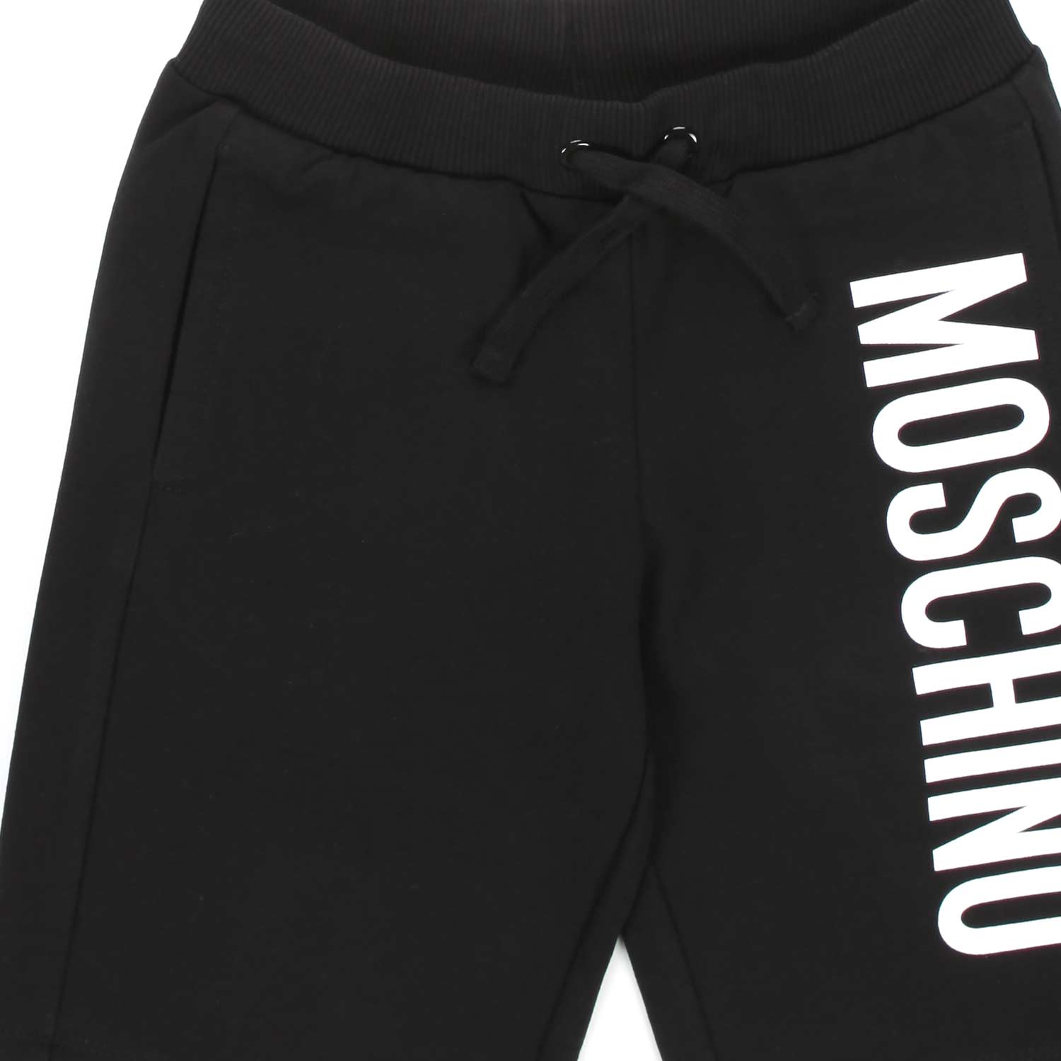 BERMUDA NERO IN FELPA BAMBINO E TEEN - annameglio.com abbigliamento moda