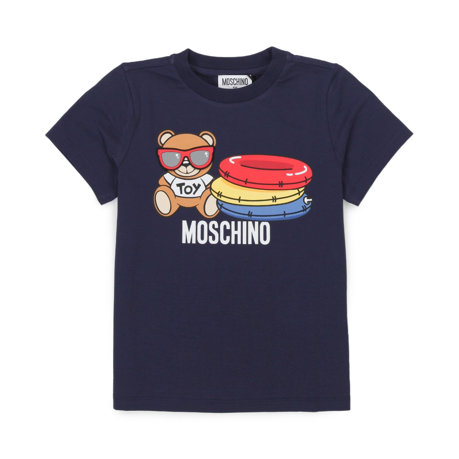 T-SHIRT NERA CON ORSETTO BOY - annameglio.com abbigliamento moda