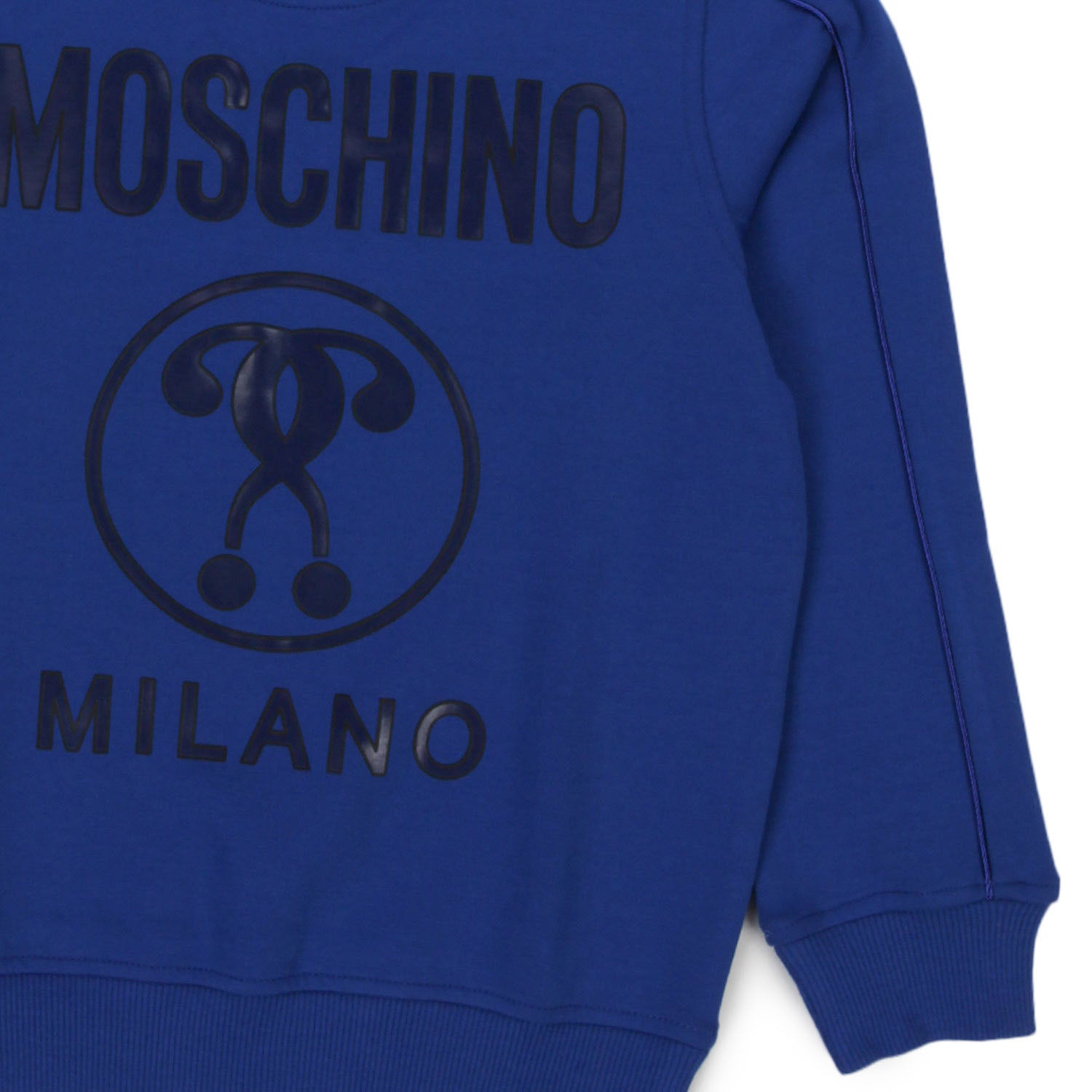 FELPA BLU INDACO LOGO BAMBINO - annameglio.com abbigliamento moda