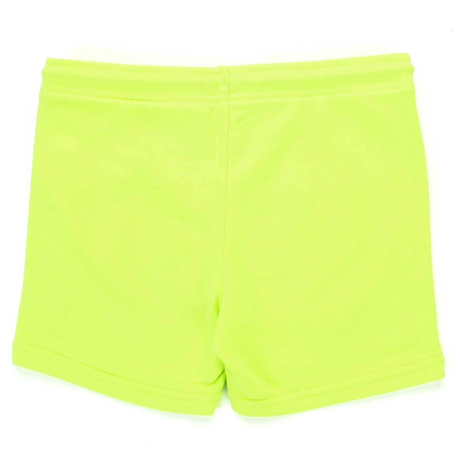 BERMUDA IN FELPA LE VRAI DORIAN POLY GIALLO FLUO - annameglio.com abbigliamento moda