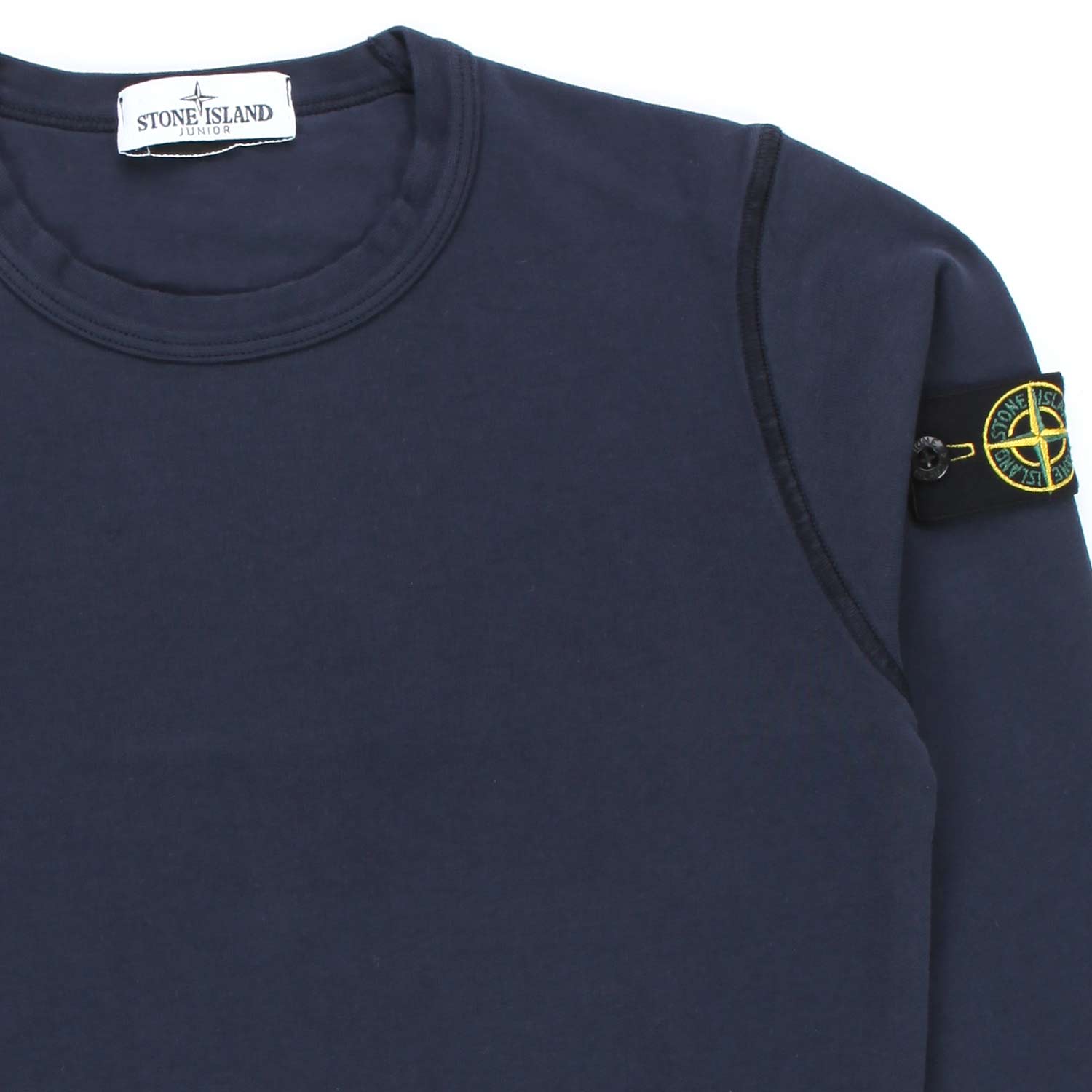 FELPA BLU AVIO CON PATCH LOGO BAMBINO E TEEN - annameglio.com abbigliamento moda