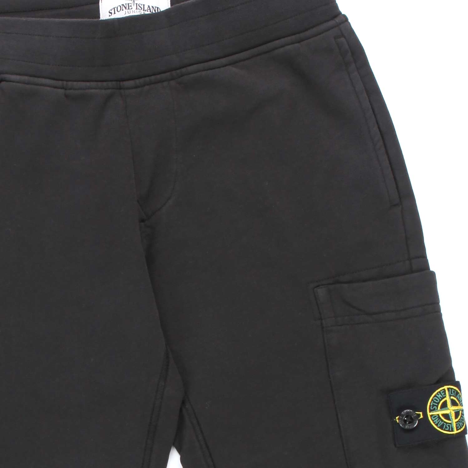 PANTALONE TUTA NERO CON PATCH BAMBINO E TEEN - annameglio.com abbigliamento moda