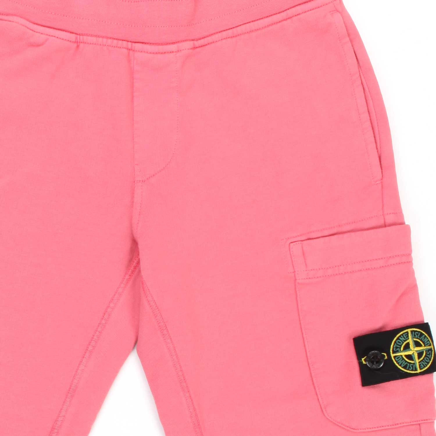 BERMUDA ROSA IN FELPA CON PATCH BAMBINO E TEEN - annameglio.com abbigliamento moda