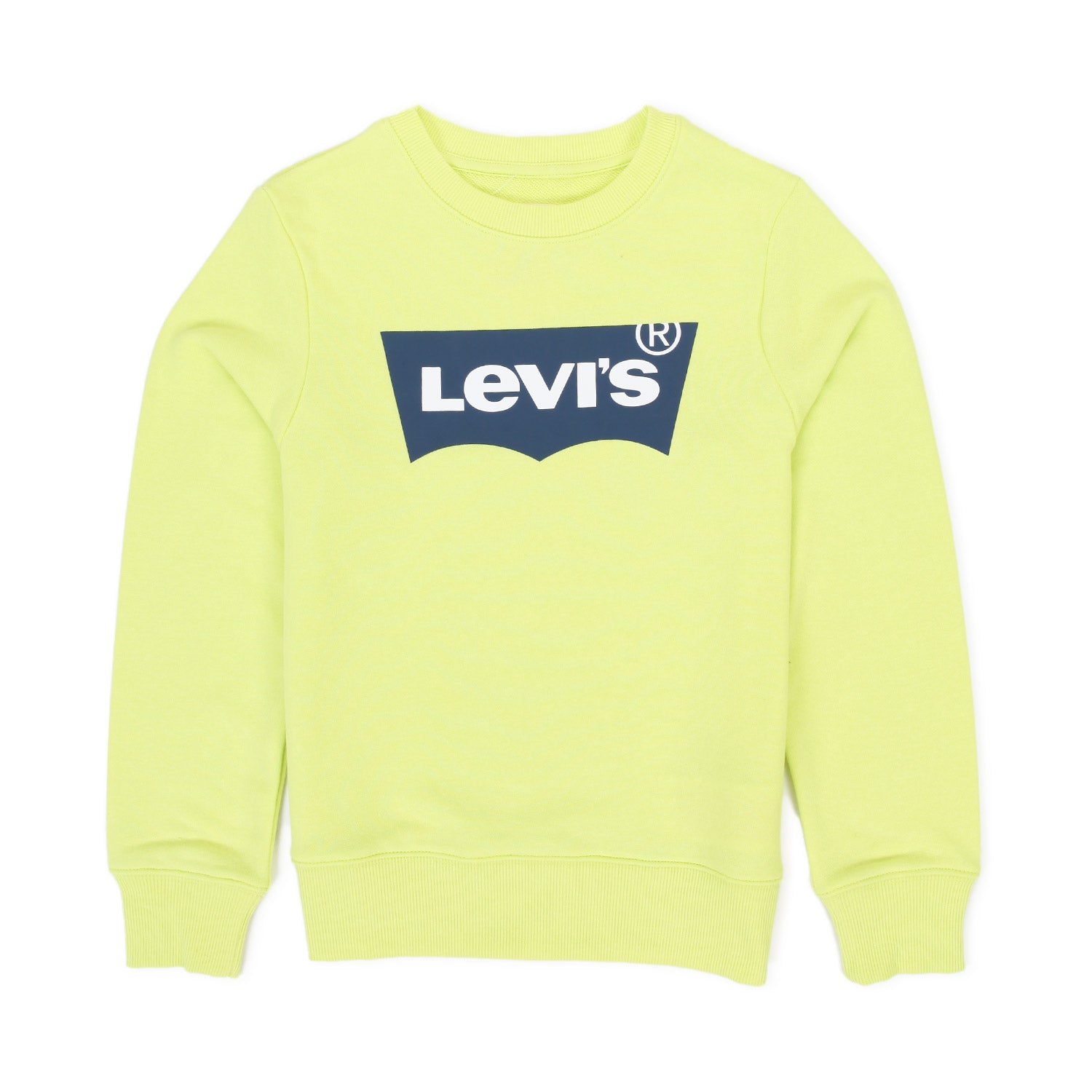 FELPA GIALLO FLUO CON LOGO BATWING BAMBINO E TEEN - annameglio.com abbigliamento moda