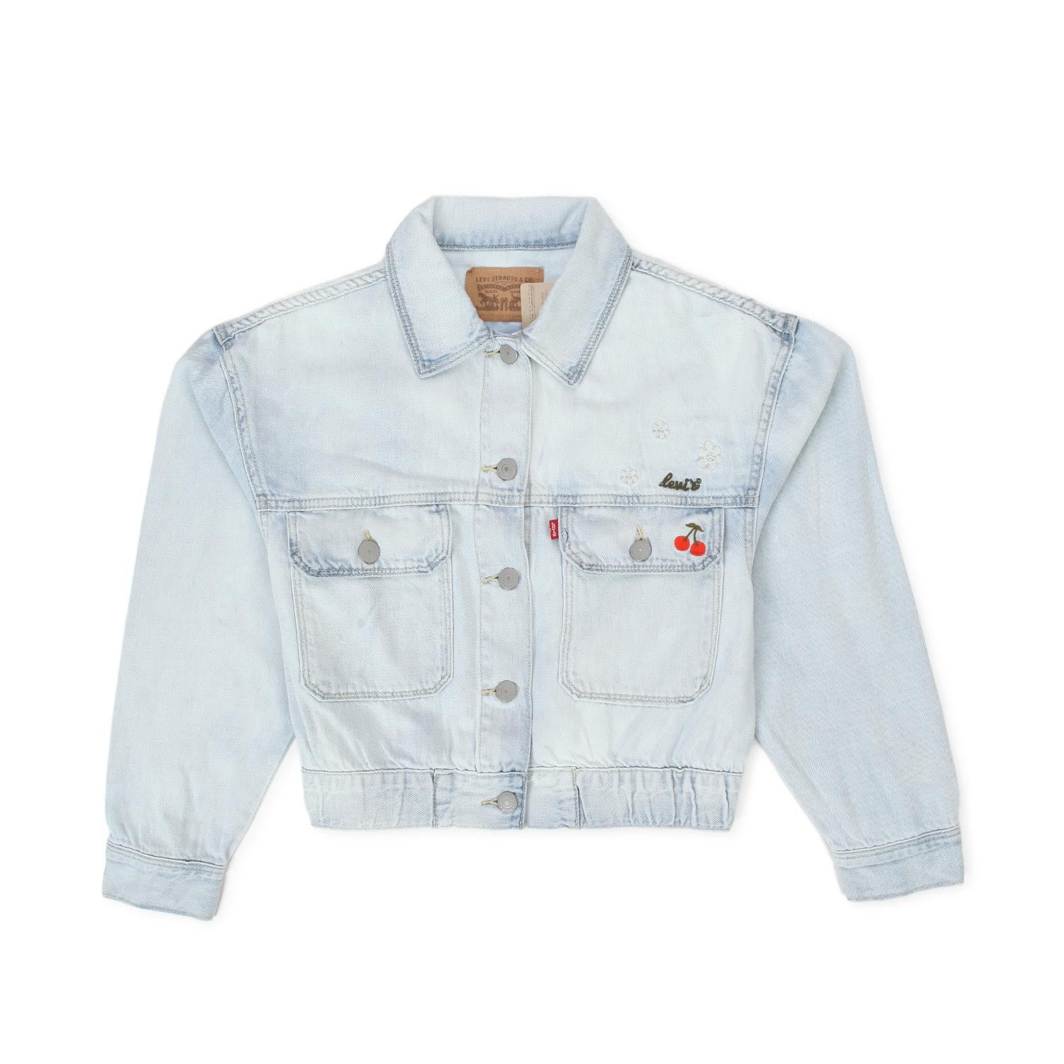 GIACCA TRUCKER IN DENIM SLAVATO BAMBINA E TEEN - annameglio.com abbigliamento moda