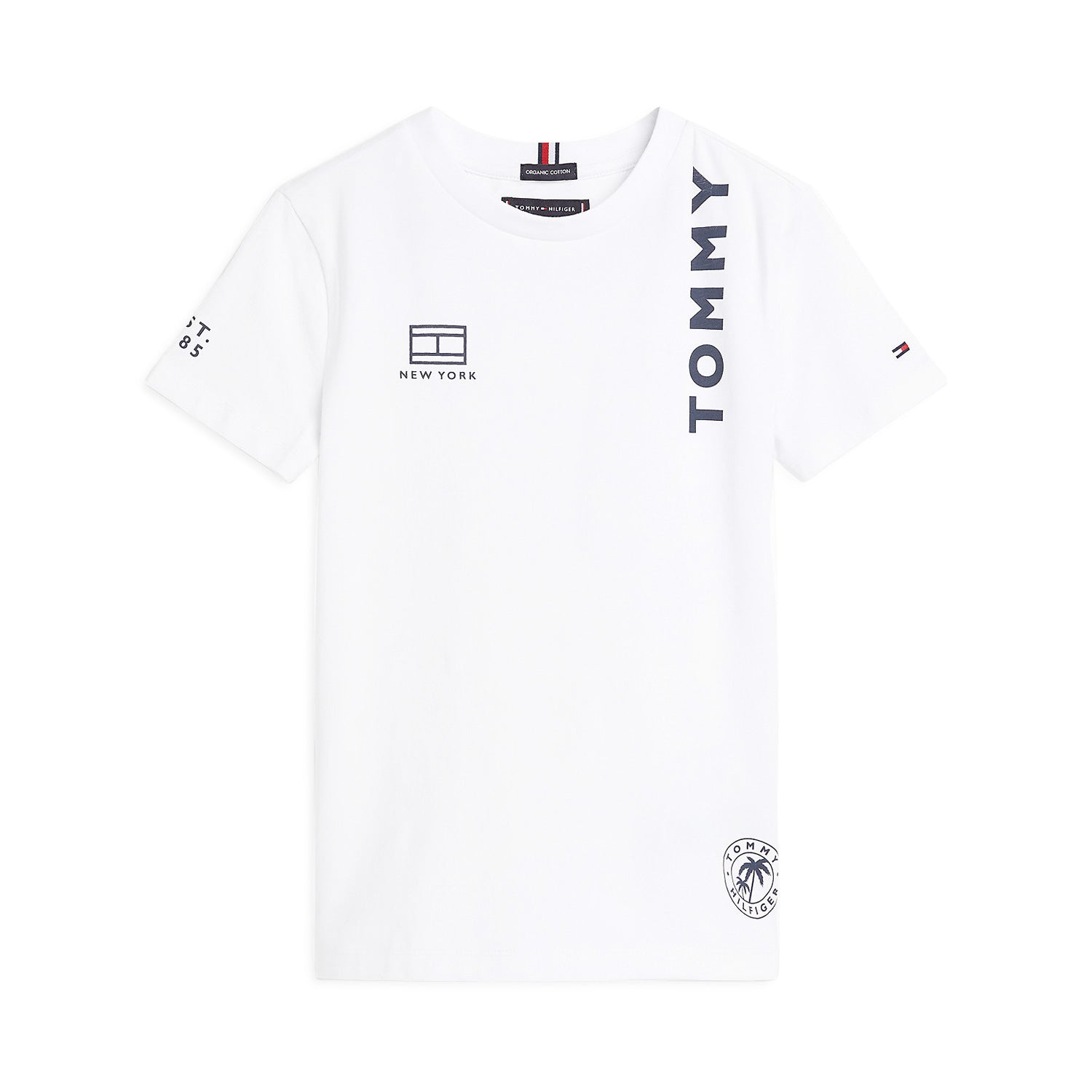 T-SHIRT BIANCA BAMBINO TEEN LOGO - annameglio.com abbigliamento moda