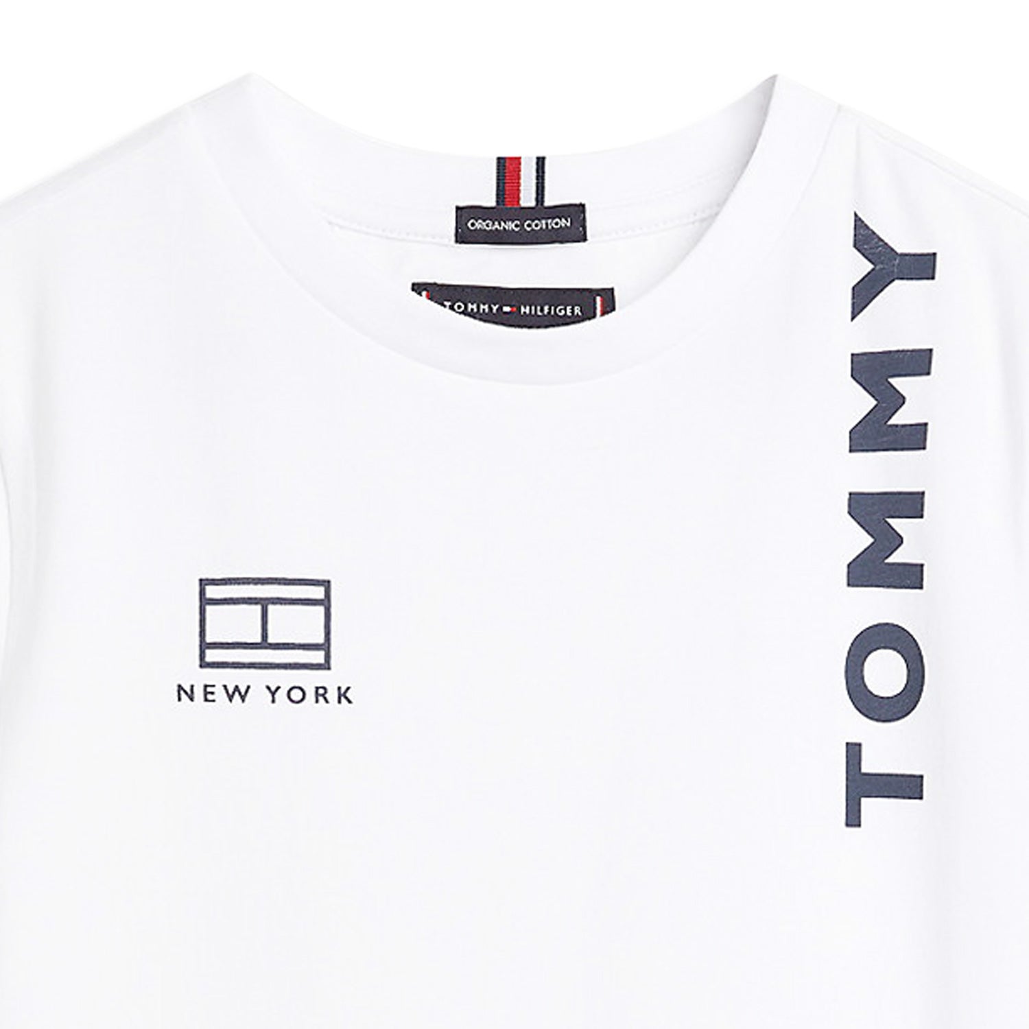 T-SHIRT BIANCA BAMBINO TEEN LOGO - annameglio.com abbigliamento moda