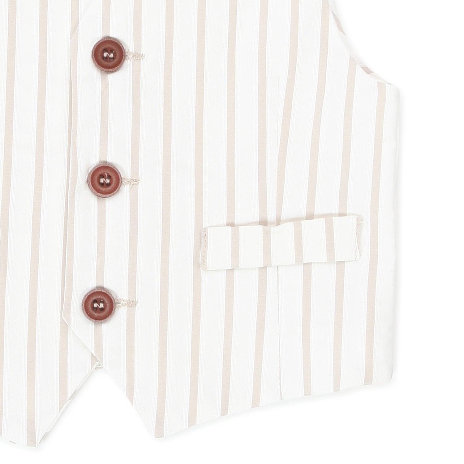 GILET PANNA A RIGHE BEIGE BAMBINO E BEBÈ - annameglio.com abbigliamento moda