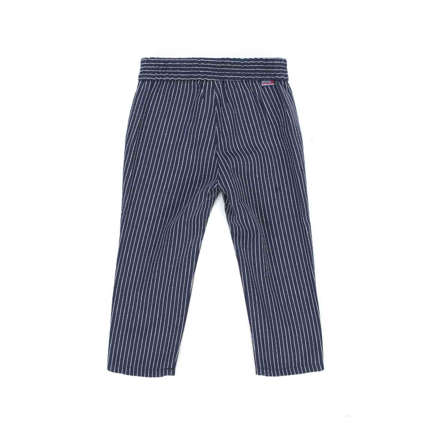 PANTALONE BLU E BIANCO A RIGHE BAMBINO E BEBÈ - annameglio.com abbigliamento moda