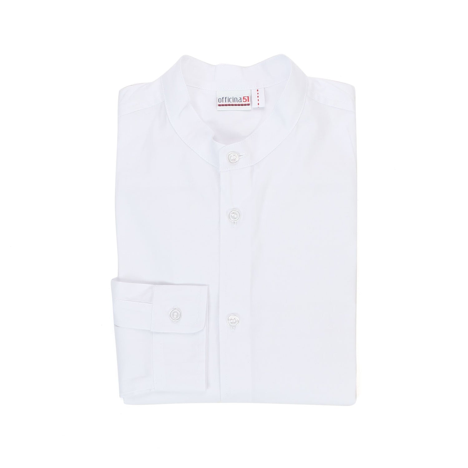 CAMICIA COREANA BIANCA BAMBINO E TEENAGER - annameglio.com abbigliamento moda