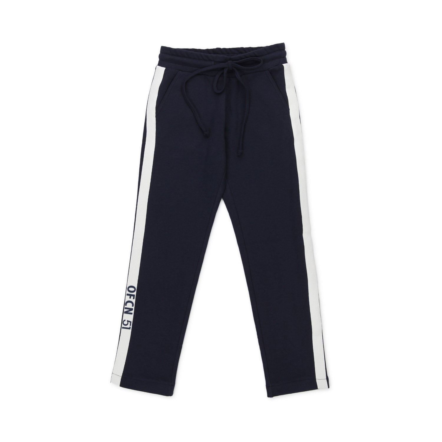 PANTALONE TUTA BLU NAVY E BIANCO BAMBINO E TEEN - annameglio.com abbigliamento moda