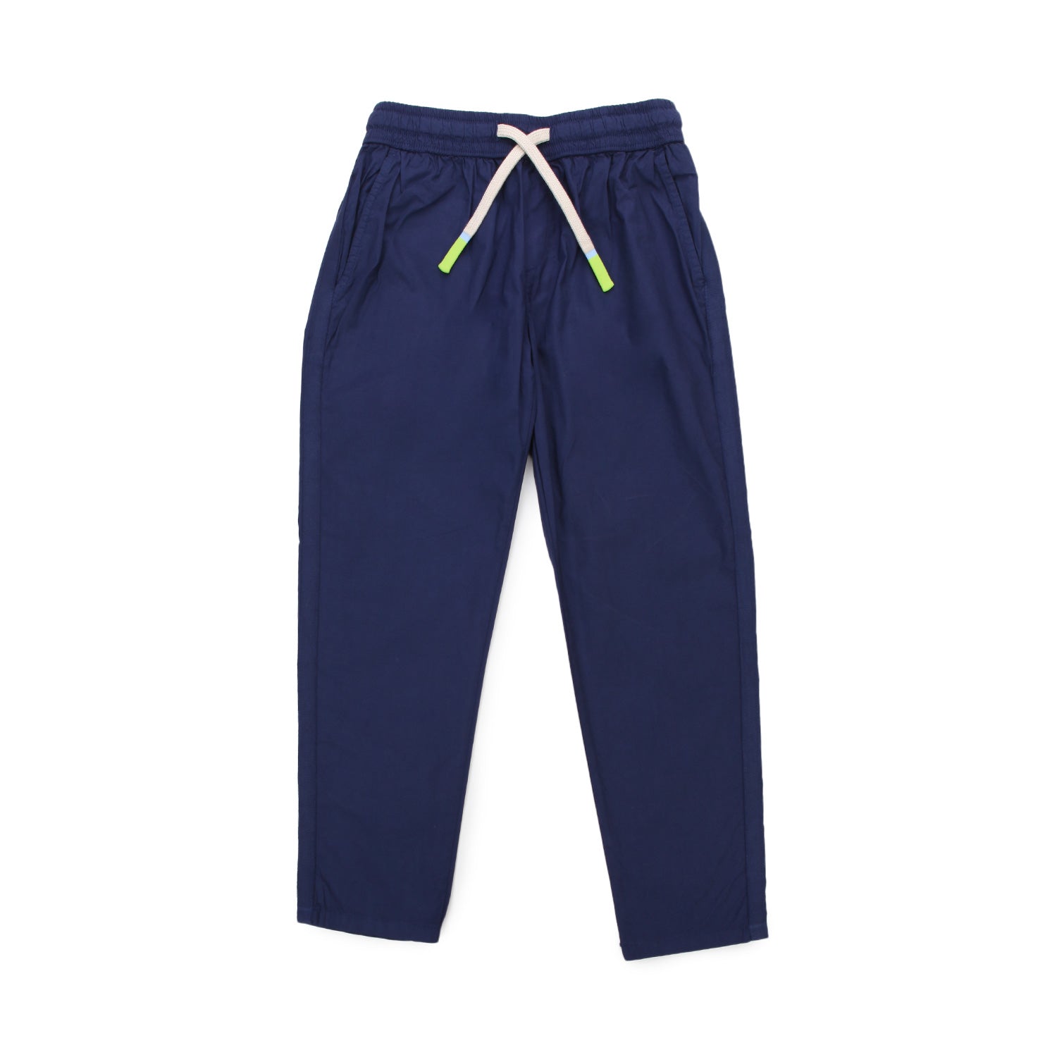 PANTALONE BLU SCURO CON COULISSE - annameglio.com abbigliamento moda