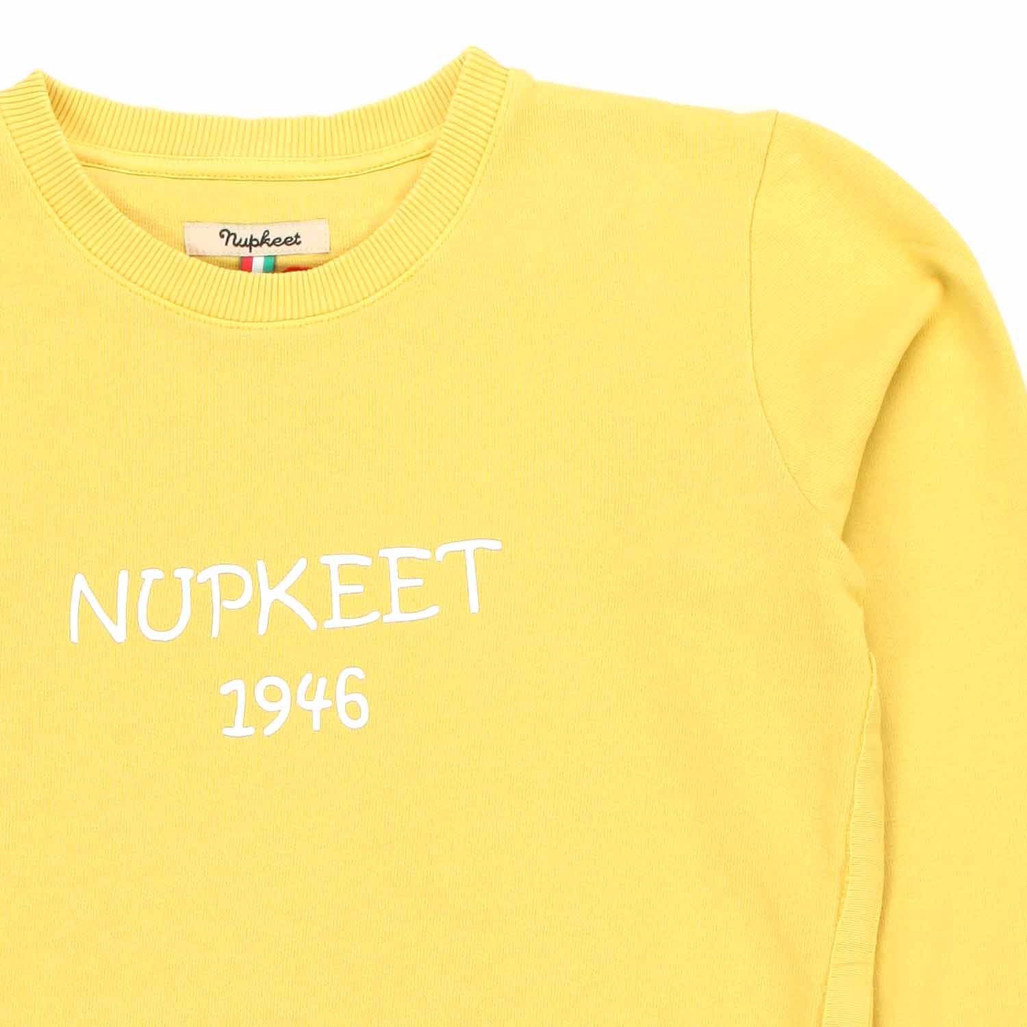 FELPA RUM GIALLO GINESTRA BAMBINO E TEEN - annameglio.com abbigliamento moda