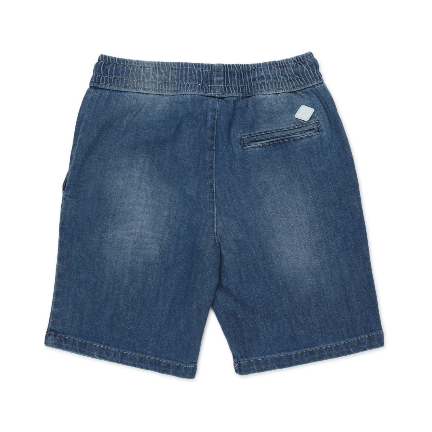 BERMUDA DI JEANS BLU MEDIO CON COULISSE BAMBINO - annameglio.com abbigliamento moda
