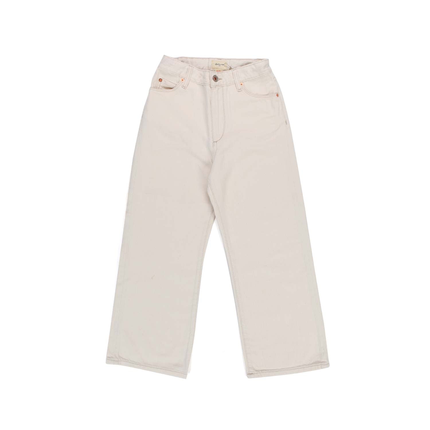 PANTALONE POPIES BIANCO NATURALE BAMBINA E TEEN - annameglio.com abbigliamento moda