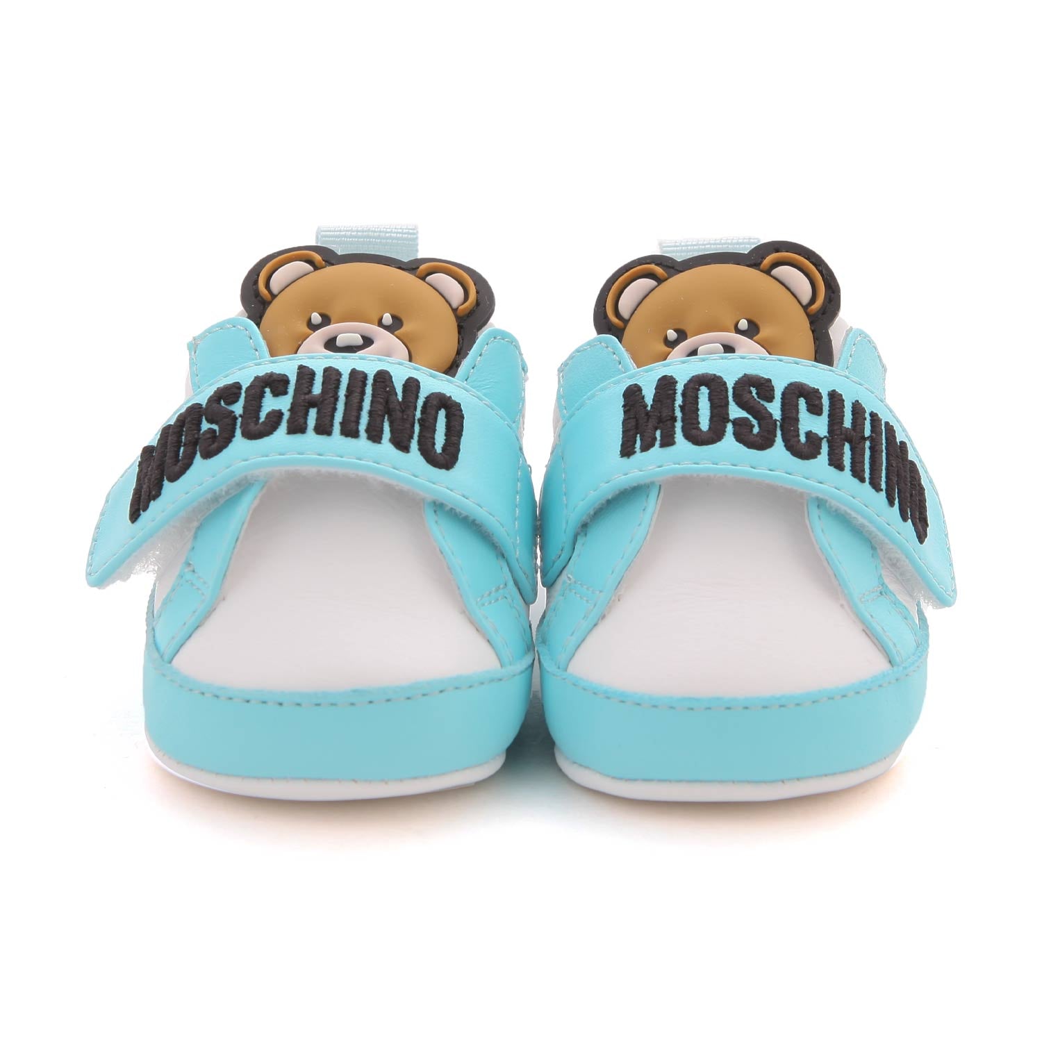 SNEAKER TEDDY BEAR BIANCA E CELESTE BABY UNISEX - annameglio.com abbigliamento moda