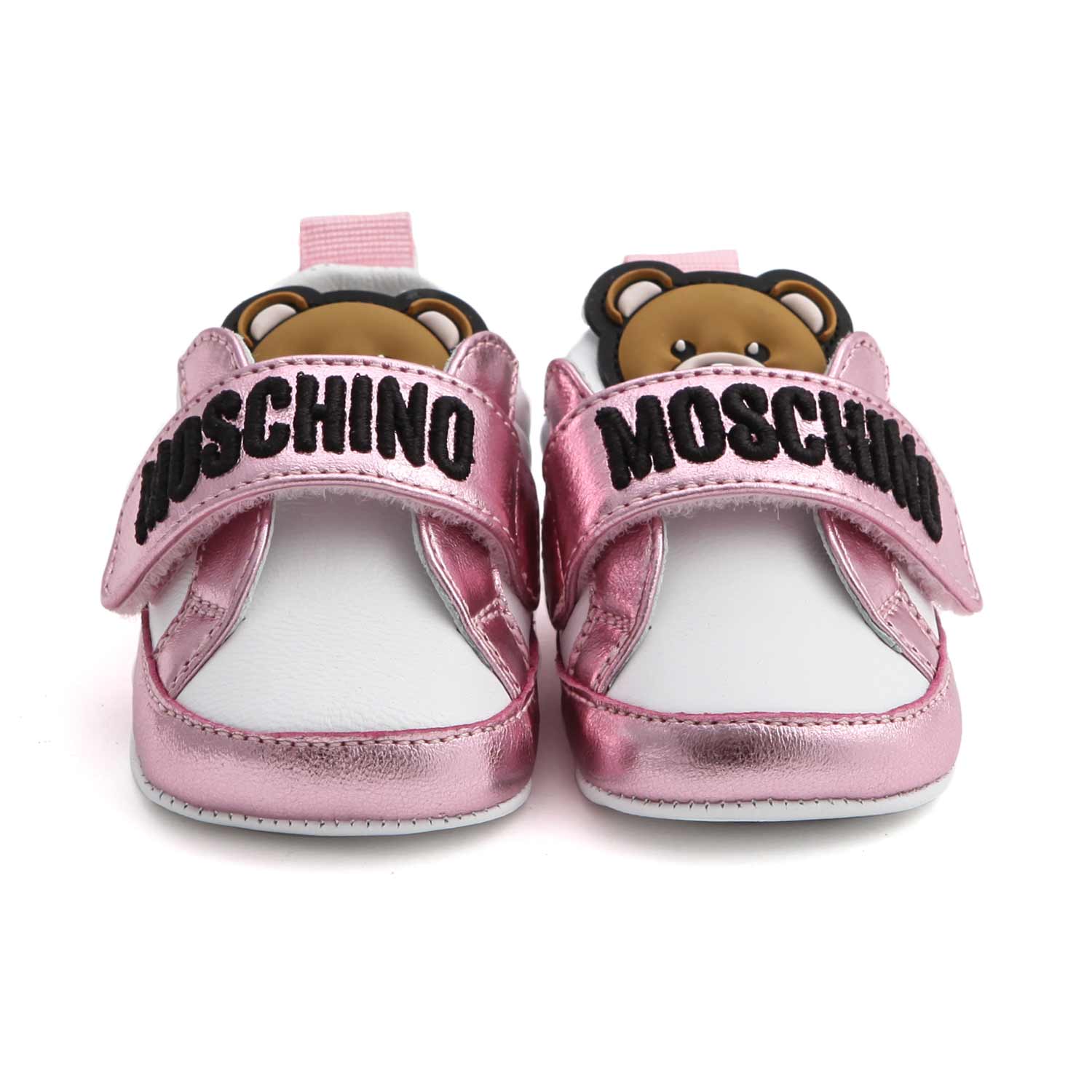 SNEAKER TEDDY BEAR BIANCA E ROSA NEONATA - annameglio.com abbigliamento moda