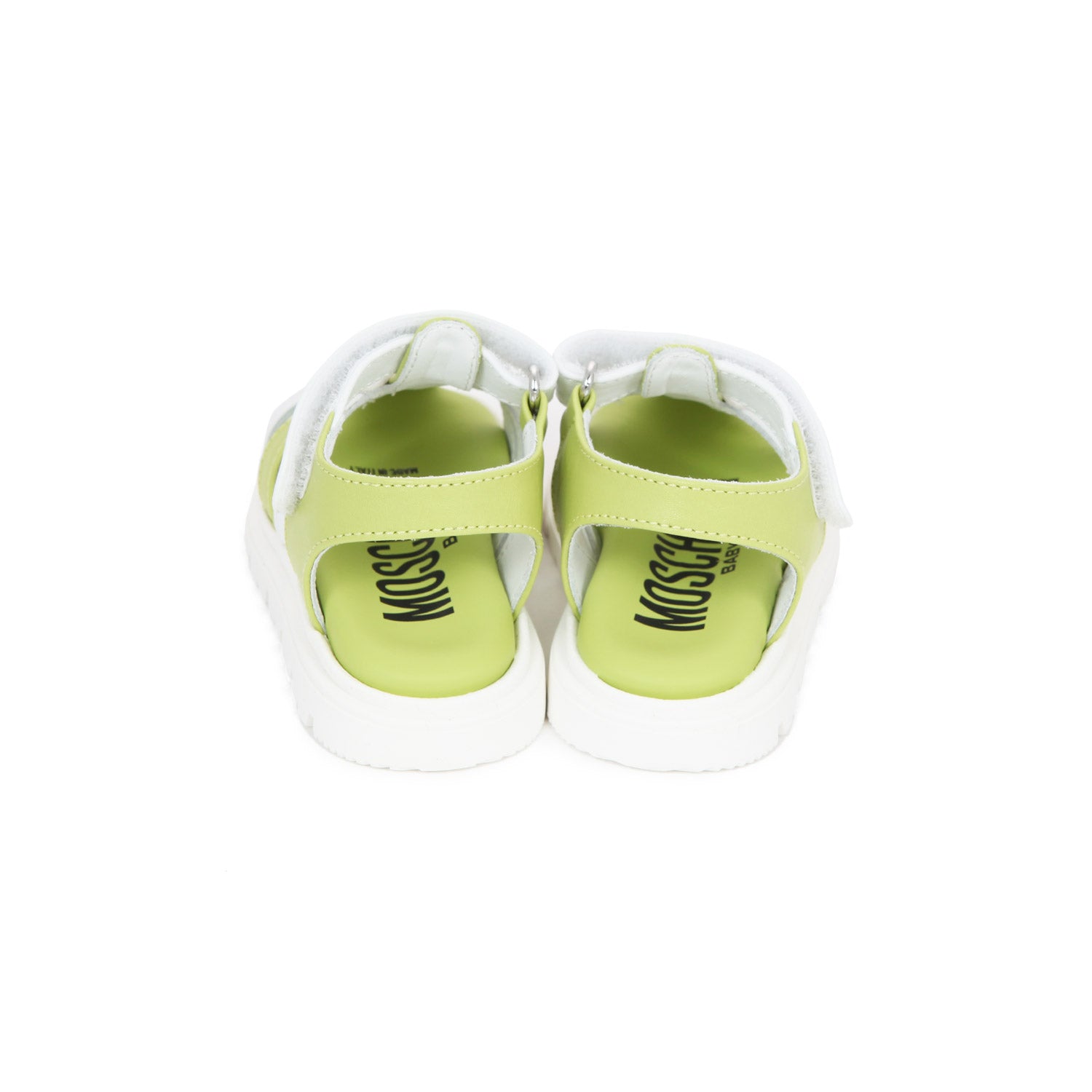 SANDALETTO TEDDY BEAR BIANCO E VERDE BABY UNISEX - annameglio.com abbigliamento moda