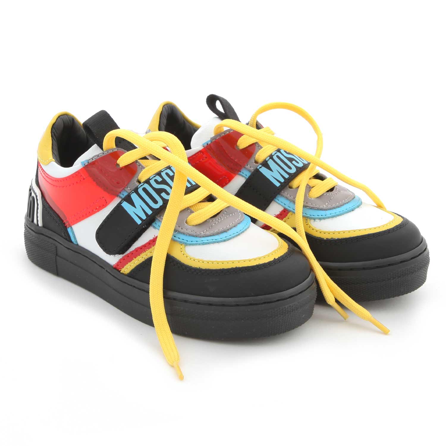 SNEAKER NERA E MULTICOLOR BAMBINA - annameglio.com abbigliamento moda