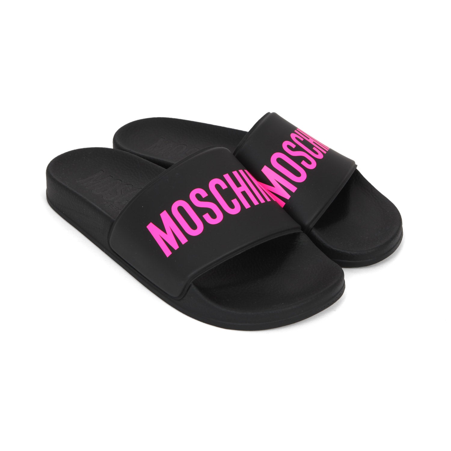 POOL SLIDES UNISEX NERA E FUCSIA JR E TEEN - annameglio.com abbigliamento moda