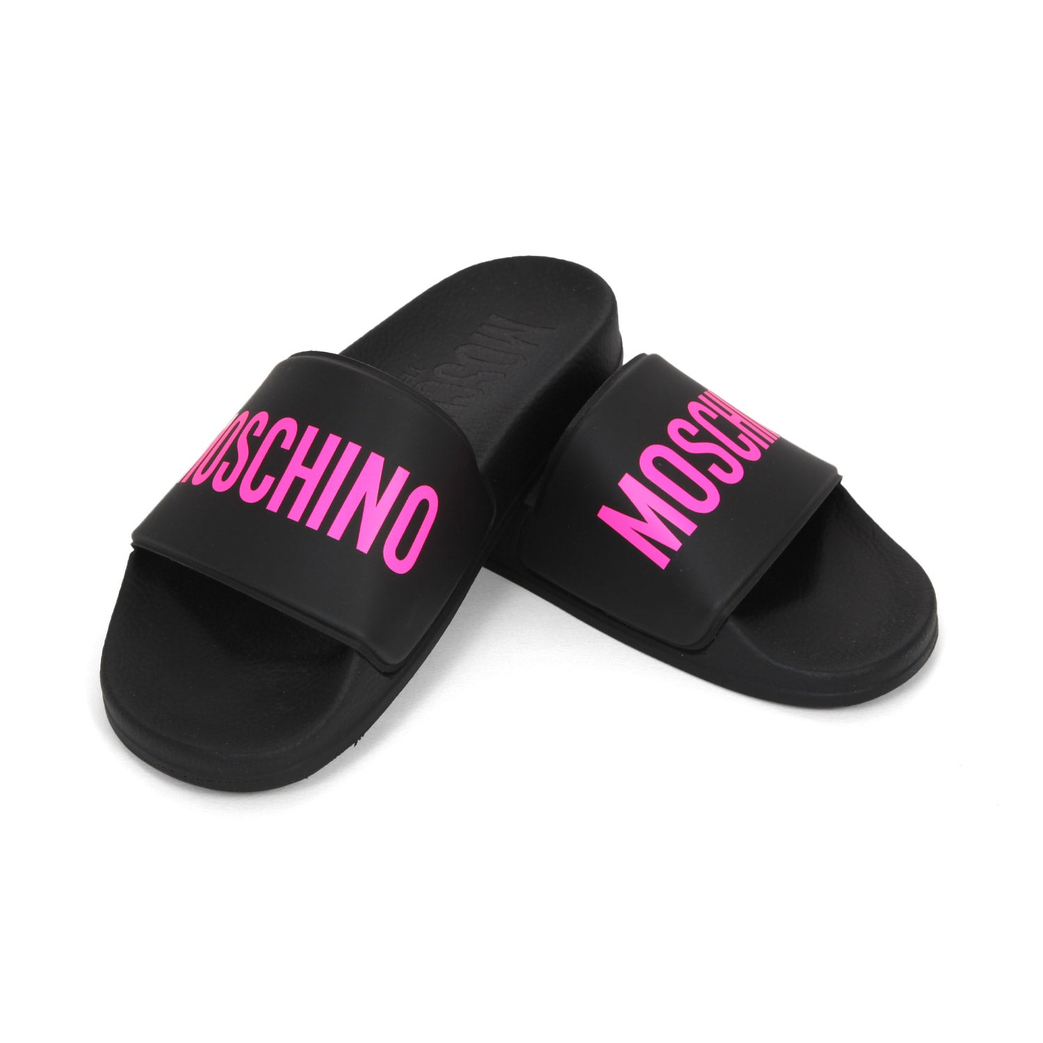 POOL SLIDES UNISEX NERA E FUCSIA JR E TEEN - annameglio.com abbigliamento moda