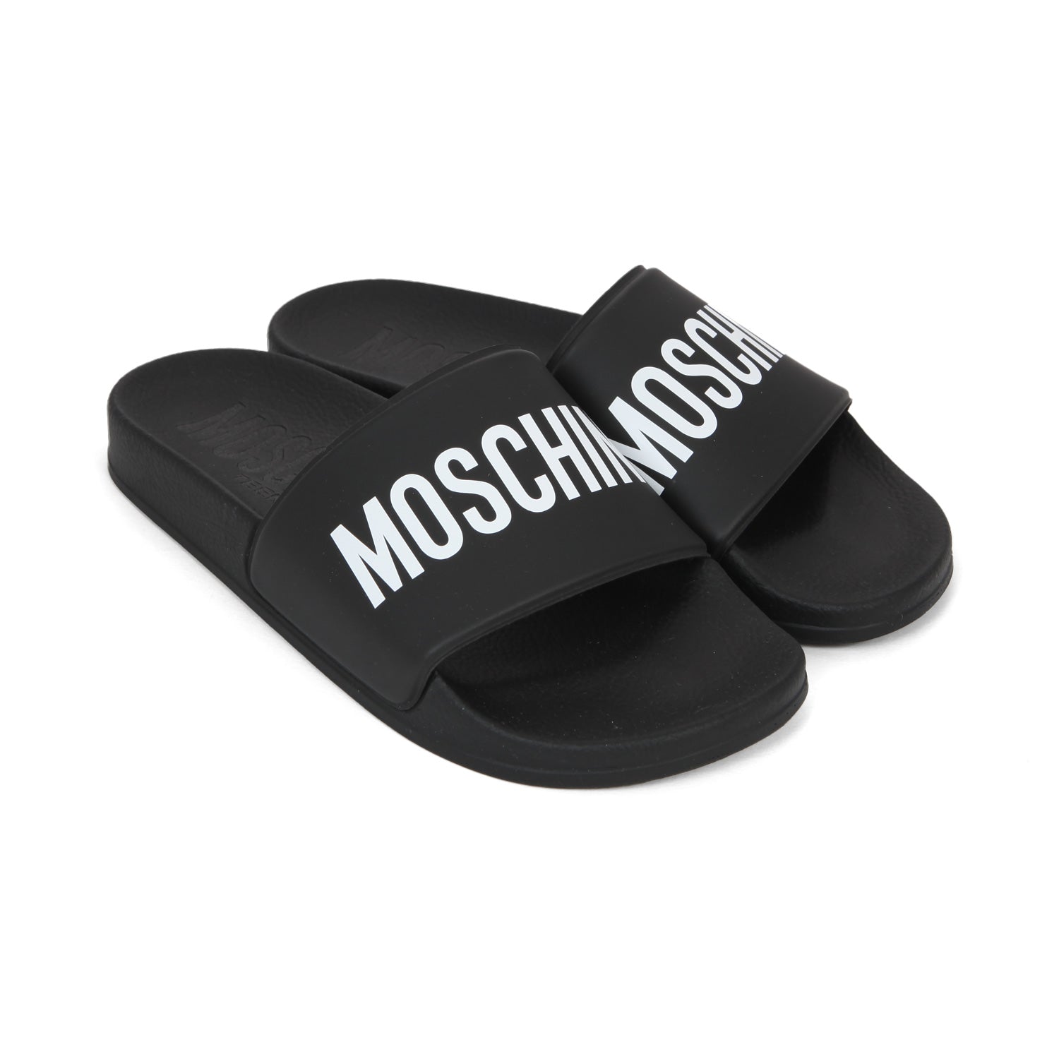 POOL SLIDES UNISEX NERA E BIANCA JR E TEEN - annameglio.com abbigliamento moda