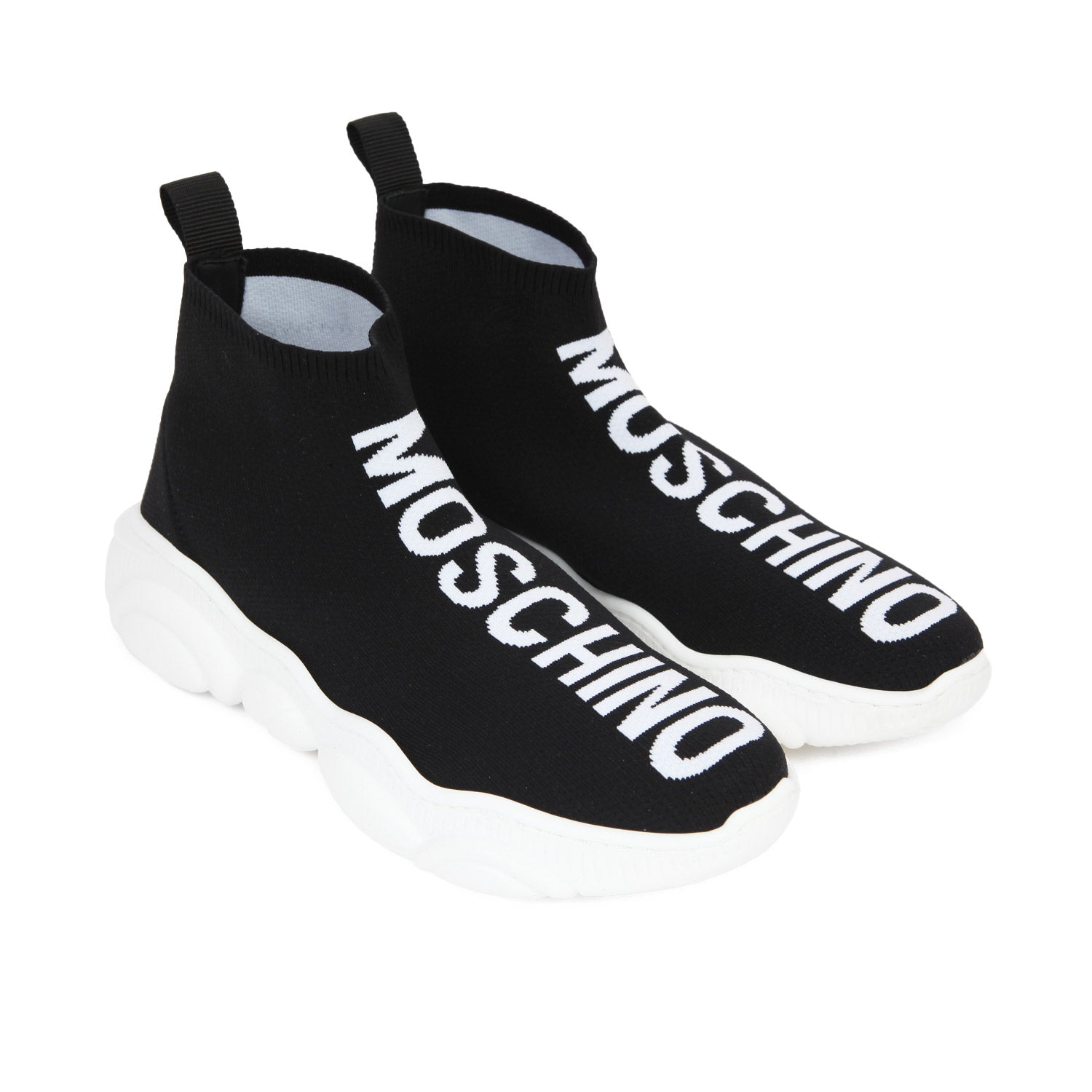 SOCK SNEAKER UNISEX NERA E BIANCA JR E TEEN - annameglio.com abbigliamento moda