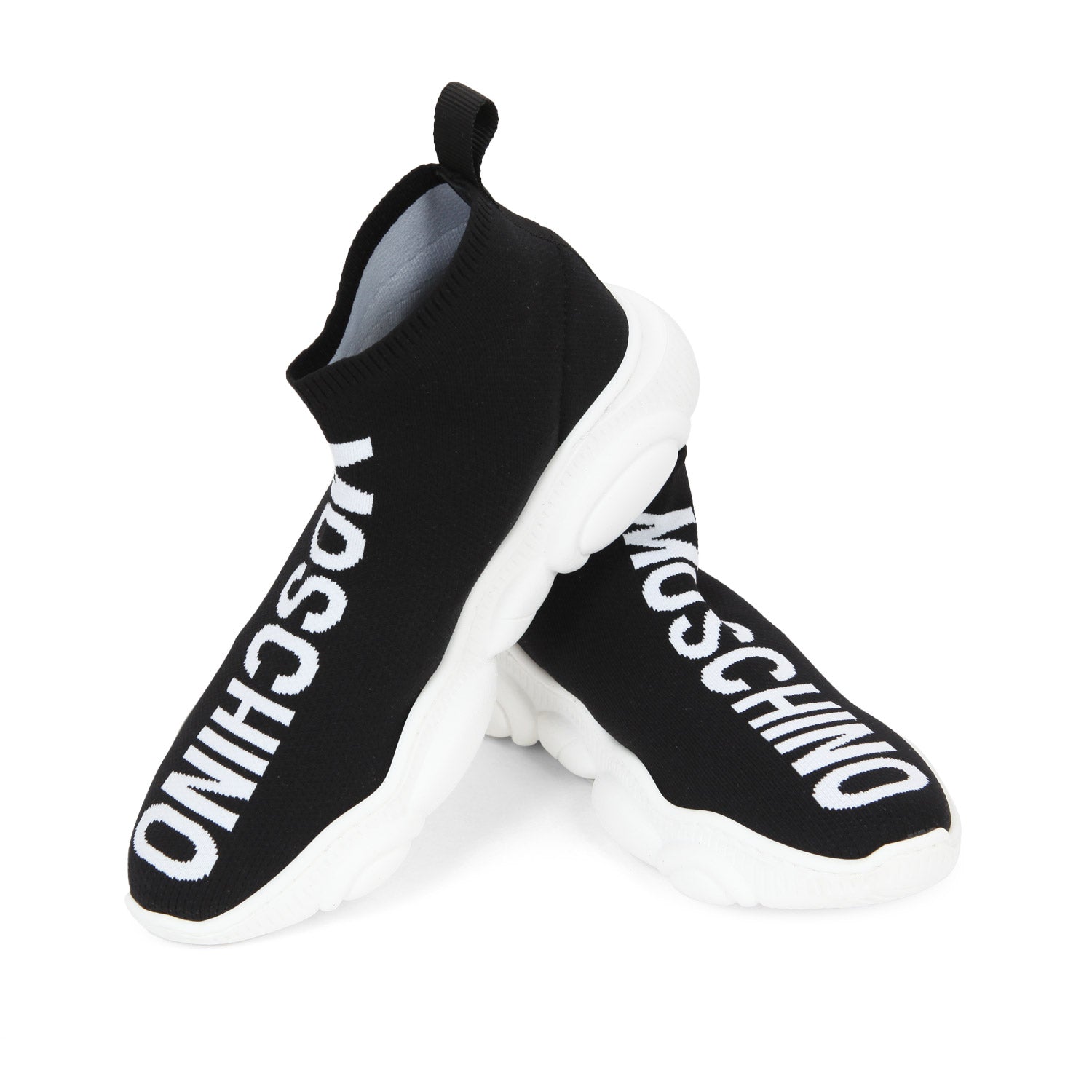 SOCK SNEAKER UNISEX NERA E BIANCA JR E TEEN - annameglio.com abbigliamento moda