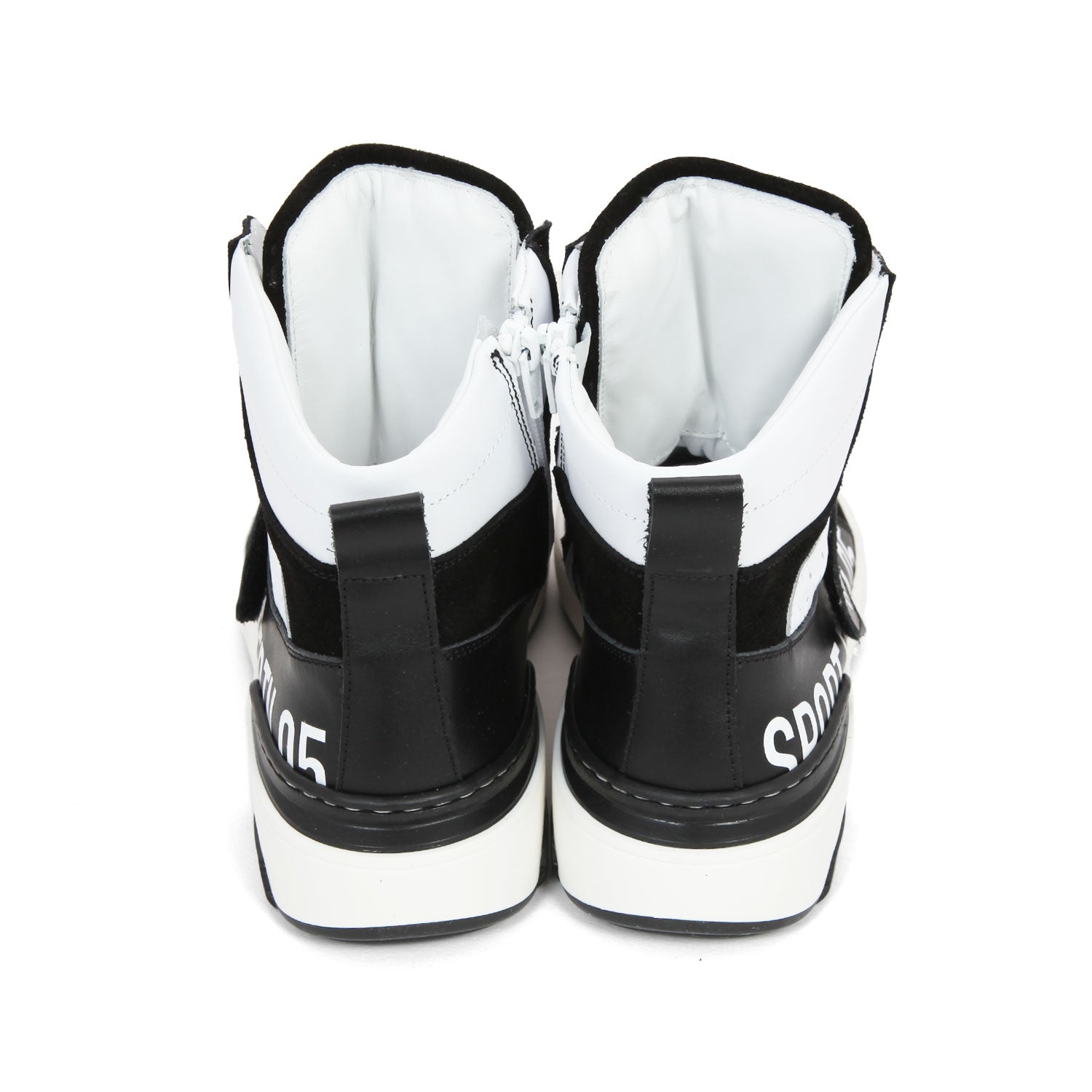 SNEAKER UNISEX D2 ICON NERA E BIANCA TEENAGER - annameglio.com abbigliamento moda