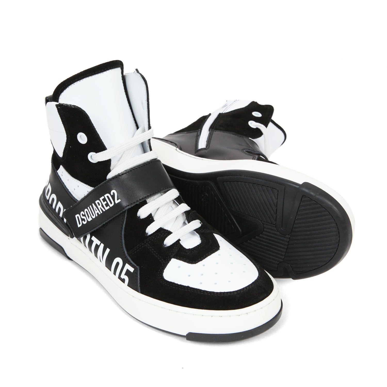 SNEAKER UNISEX D2 ICON NERA E BIANCA TEENAGER - annameglio.com abbigliamento moda