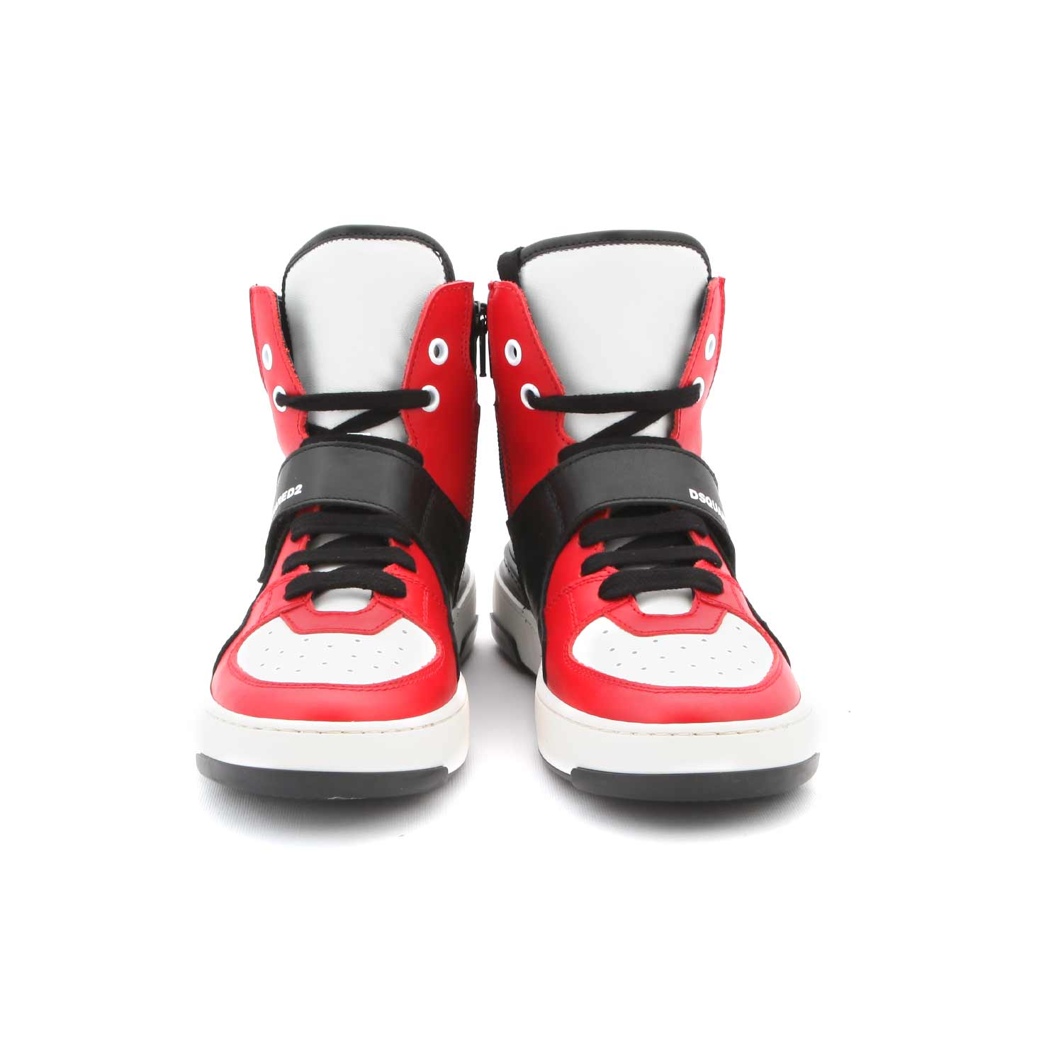 SNEAKER D2 ICON NERA, ROSSA E BIANCA TEENAGER - annameglio.com abbigliamento moda
