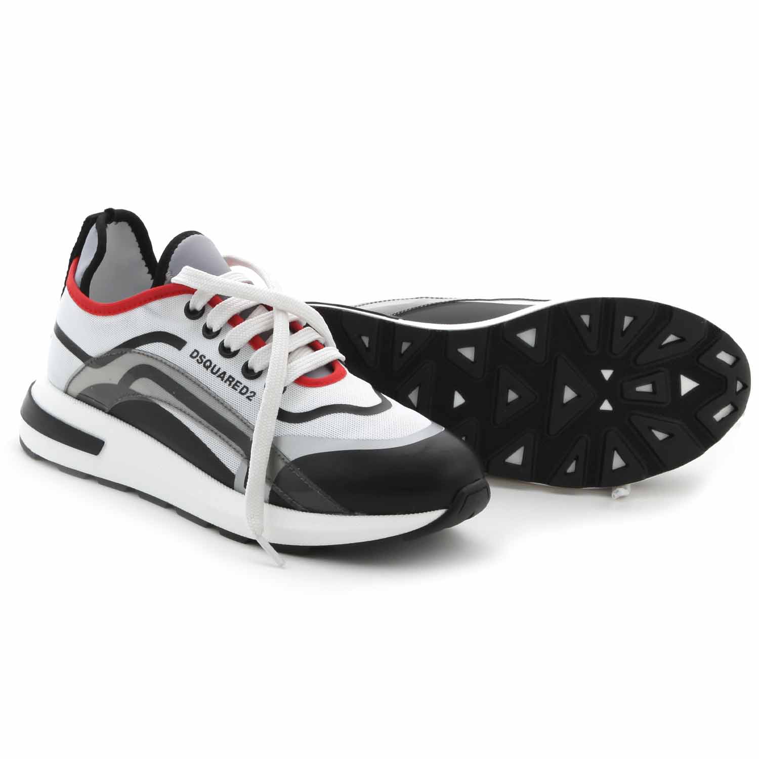 SNEAKER RUNNING BIANCA E NERA BAMBINO E TEEN - annameglio.com abbigliamento moda