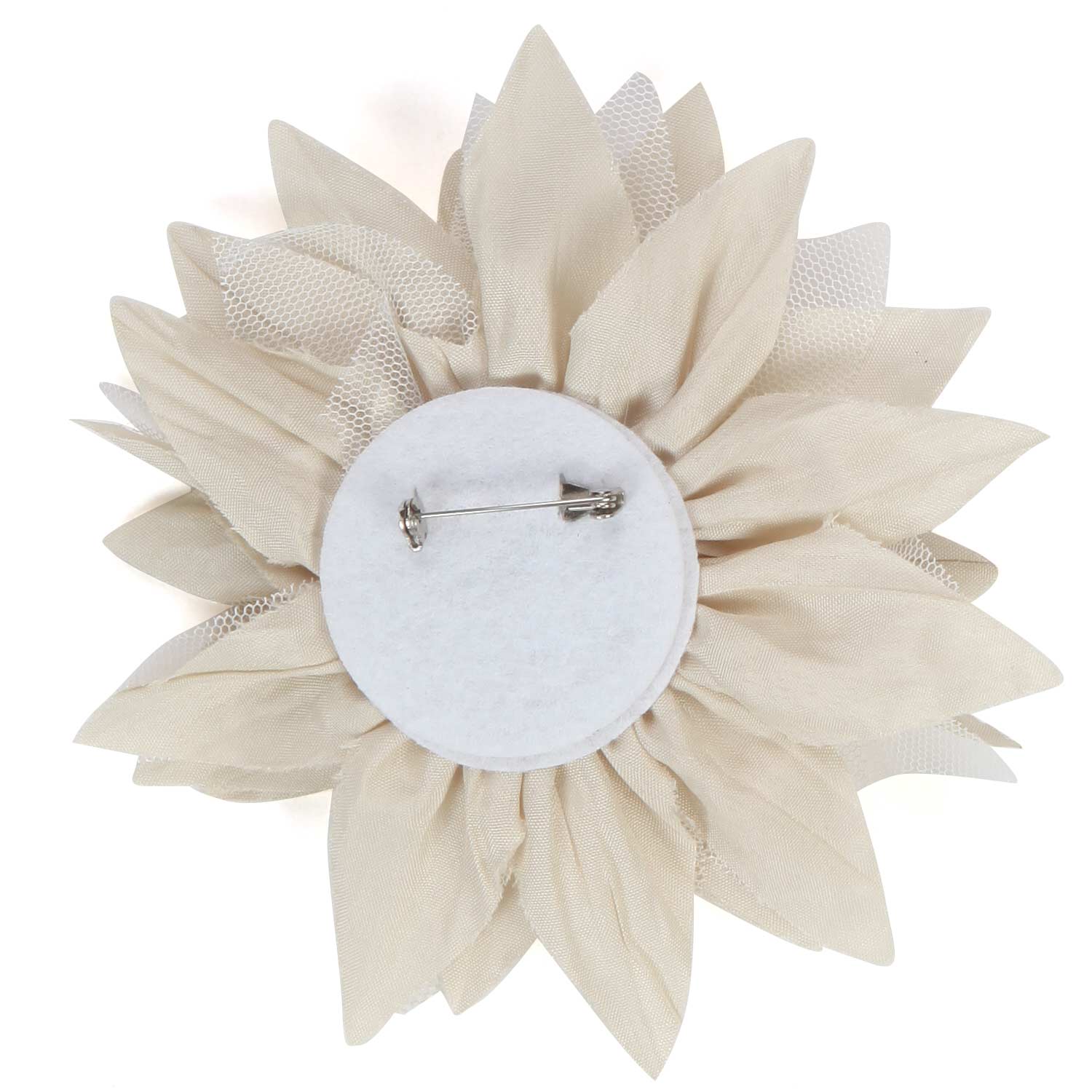 SPILLA FIORE BEIGE BAMBINA E TEENAGER - annameglio.com abbigliamento moda