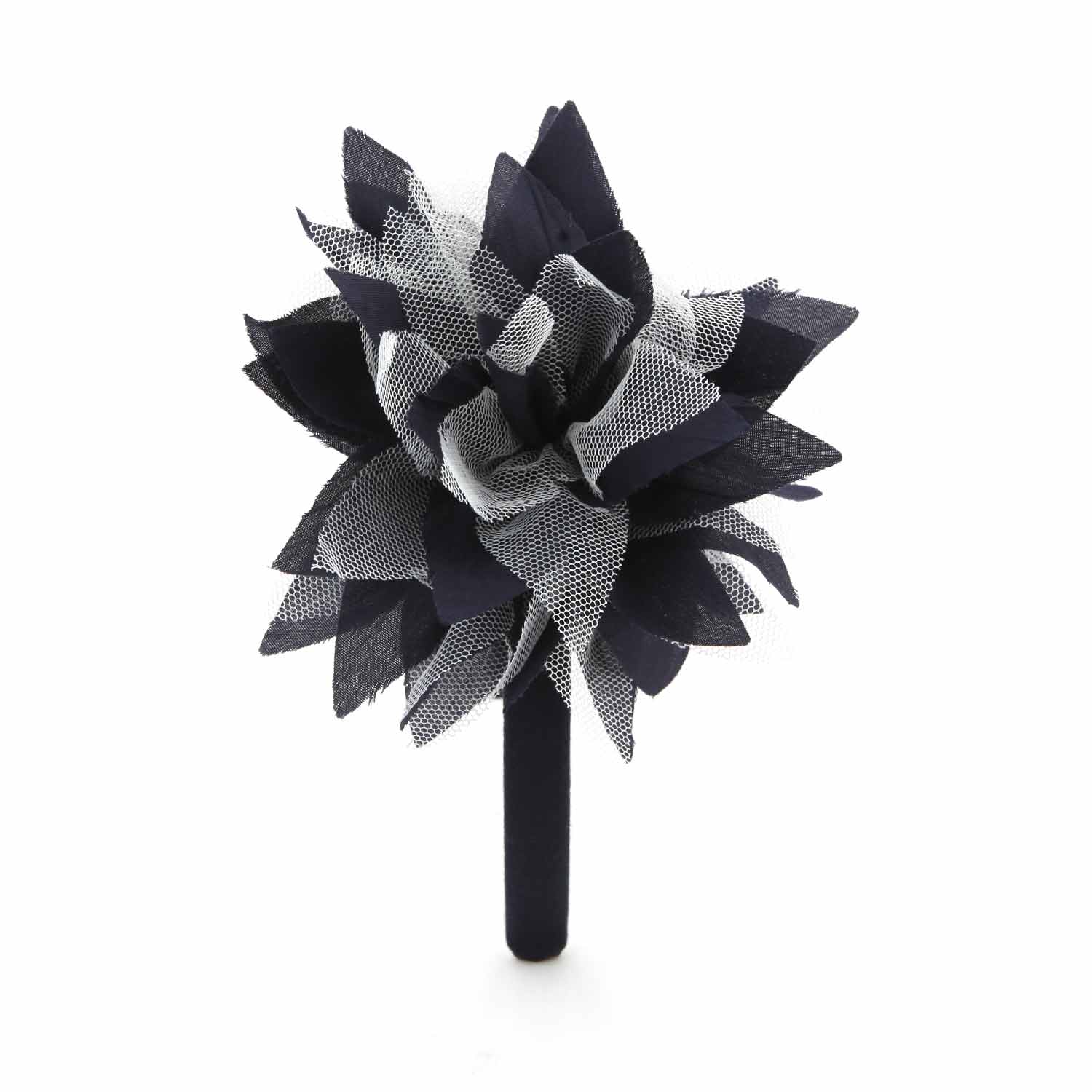 CERCHIETTO BLU CON FIORE BAMBINA E TEEN - annameglio.com abbigliamento moda