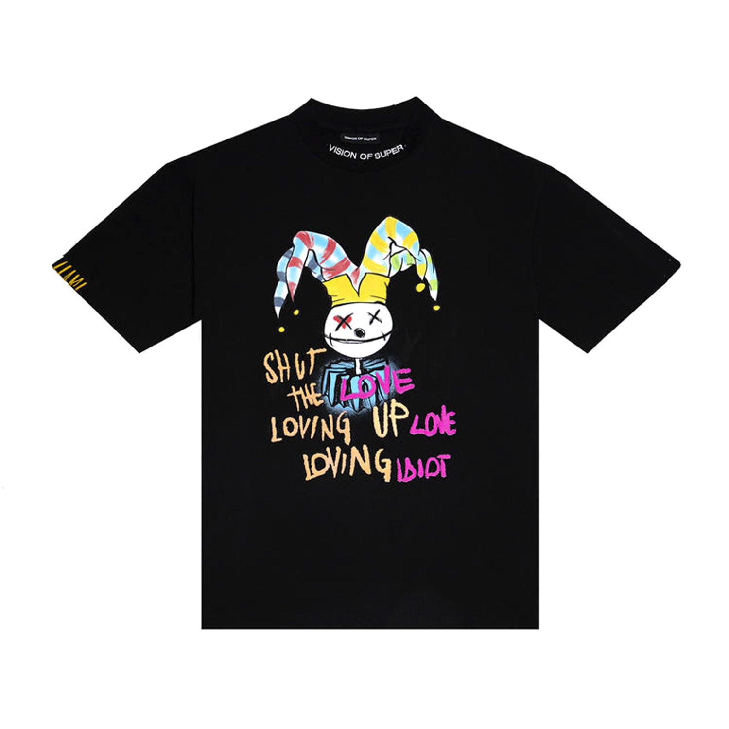 T-SHIRT NERA DRAWING CLOWN BAMBINO E TEEN - annameglio.com abbigliamento moda