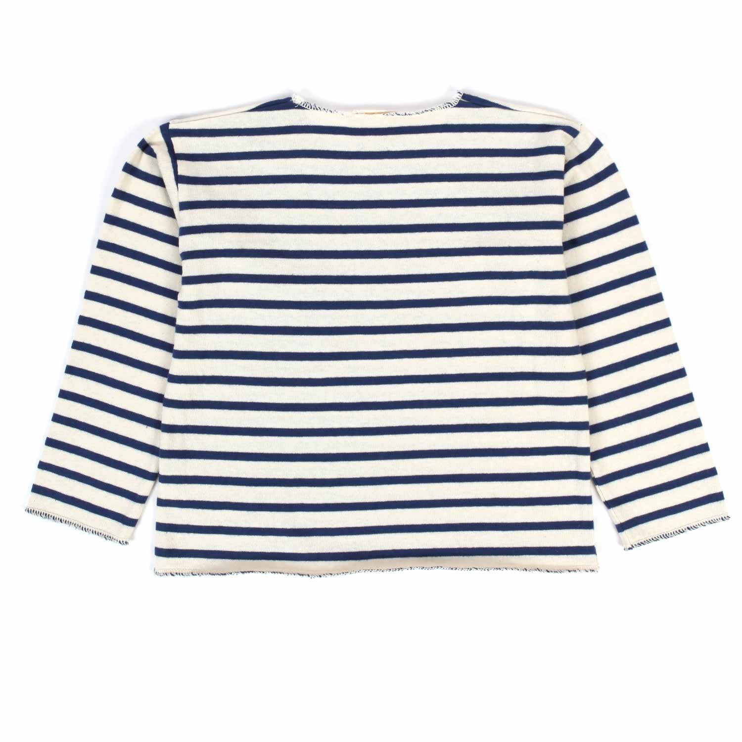 T-SHIRT BIANCA E BLU CON TASCHINO BABY E JUNIOR - annameglio.com abbigliamento moda