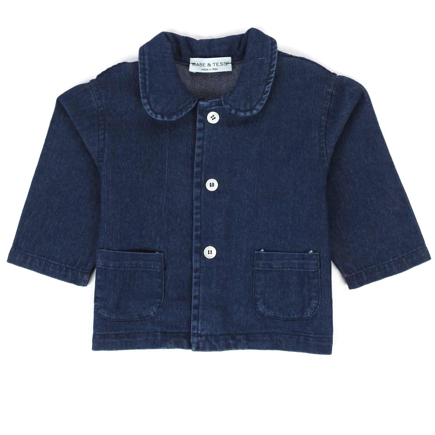GIACCA DI JEANS SCURO BABY UNISEX - annameglio.com abbigliamento moda