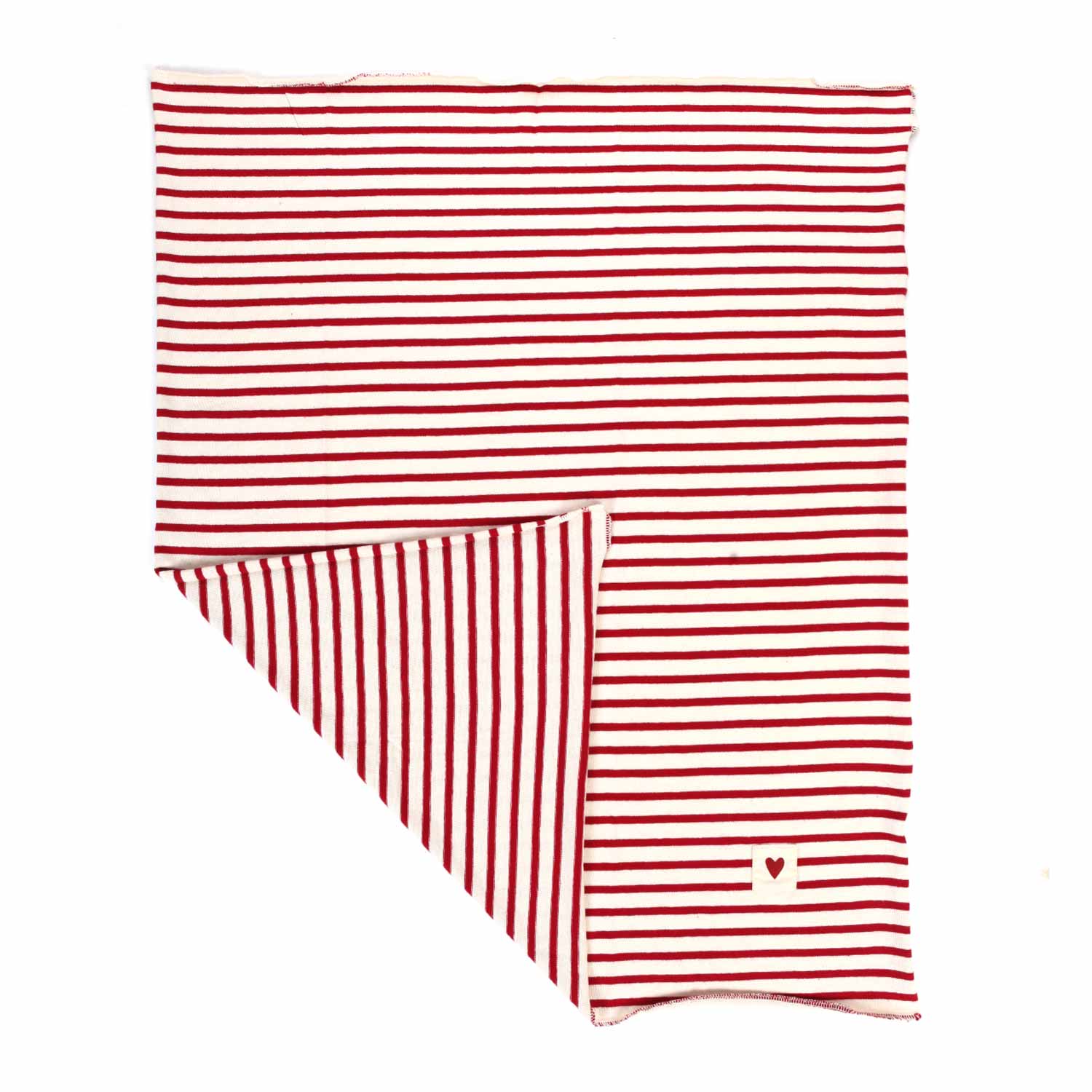 COPERTA UNISEX BIANCO CALDO E ROSSA A RIGHE - annameglio.com abbigliamento moda
