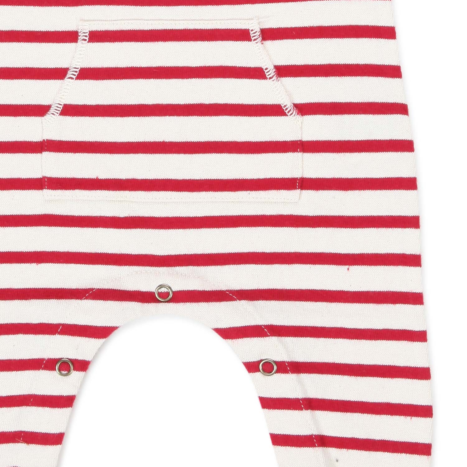 TUTINA UNISEX PANNA E ROSSA A RIGHE - annameglio.com abbigliamento moda