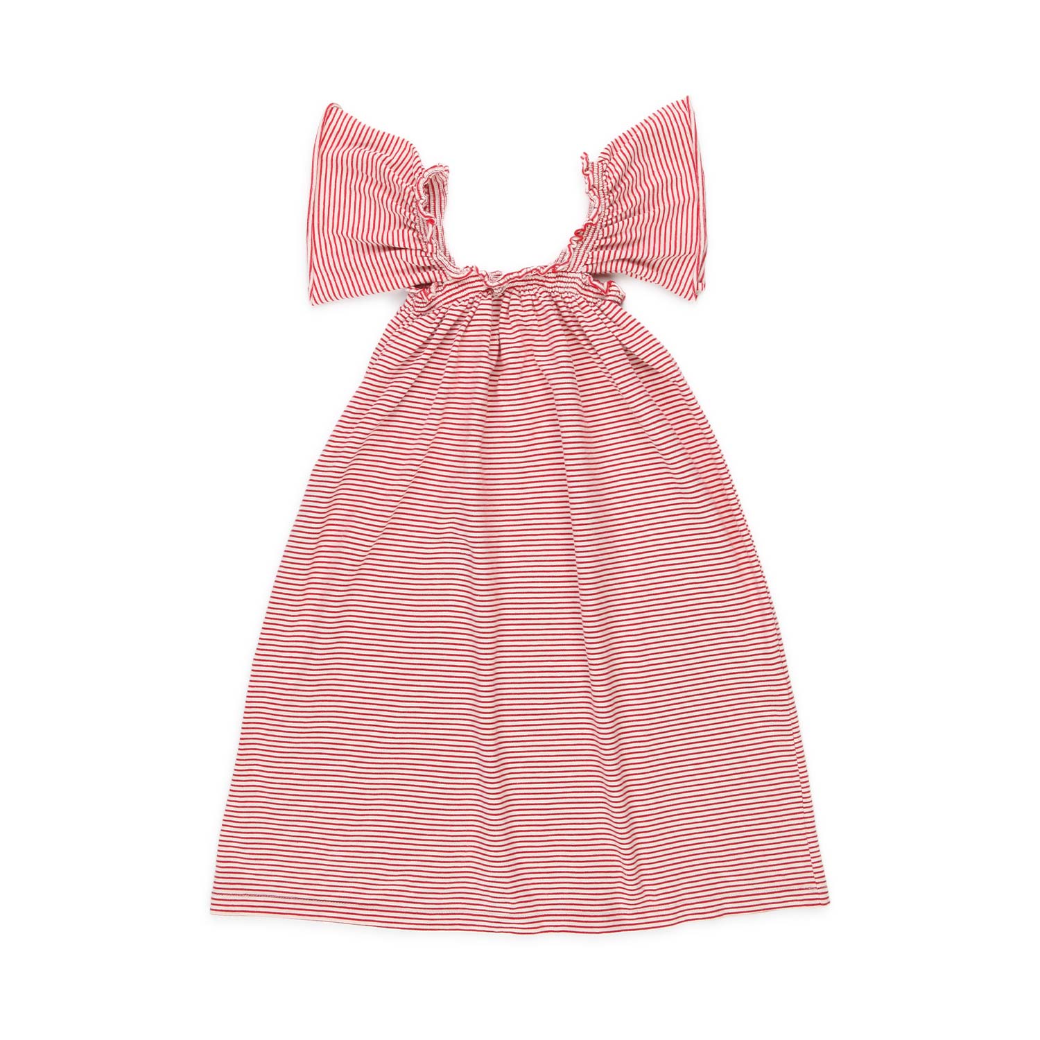 ABITO BIANCO E ROSSO A RIGHE BAMBINA E BEBÈ - annameglio.com abbigliamento moda