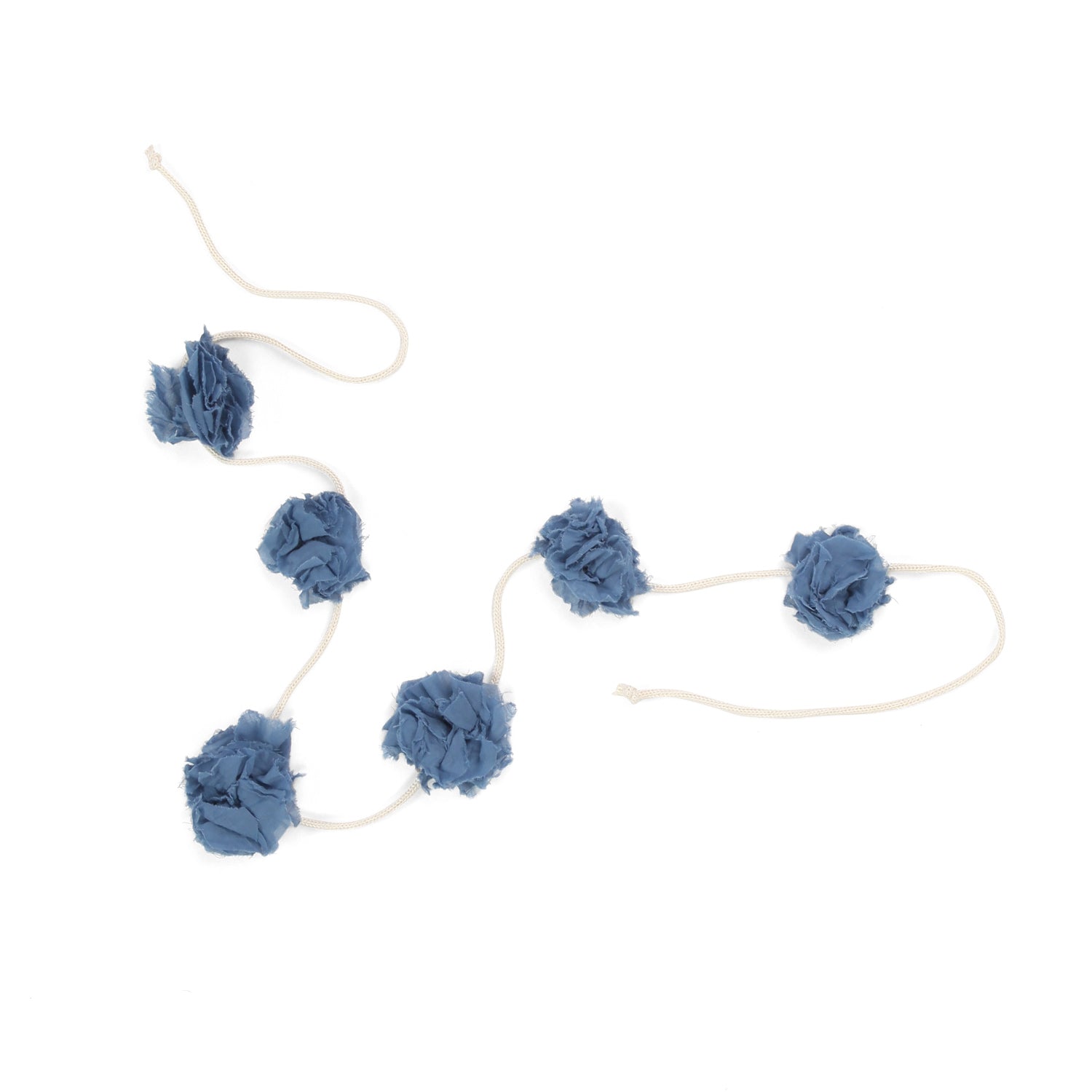 COLLANA CINTURA CON FIORI AZZURRI BAMBINA - annameglio.com abbigliamento moda