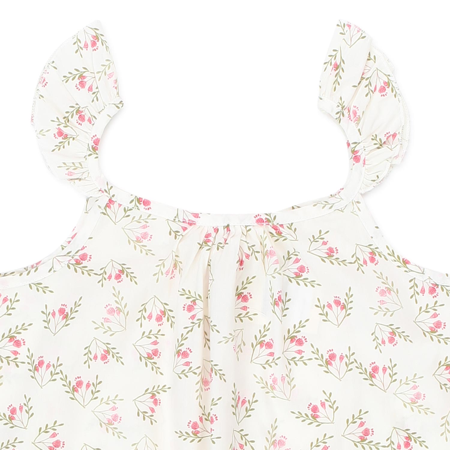 TOP BIANCO LATTE CON FIORI MULTICOLOR BAMBINA - annameglio.com abbigliamento moda