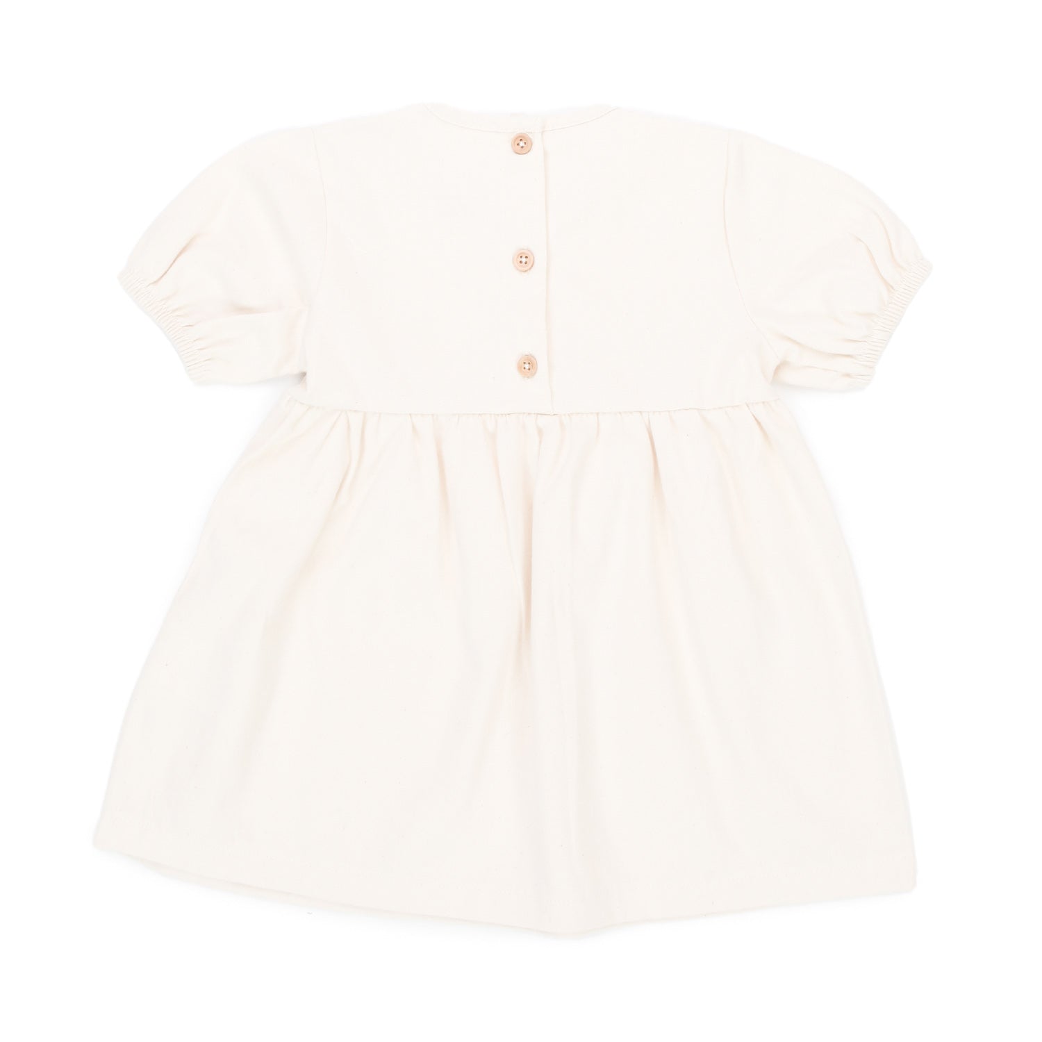 ABITO CREMA CON DETTAGLIO BORDEAUX BAMBINA BABY - annameglio.com abbigliamento moda