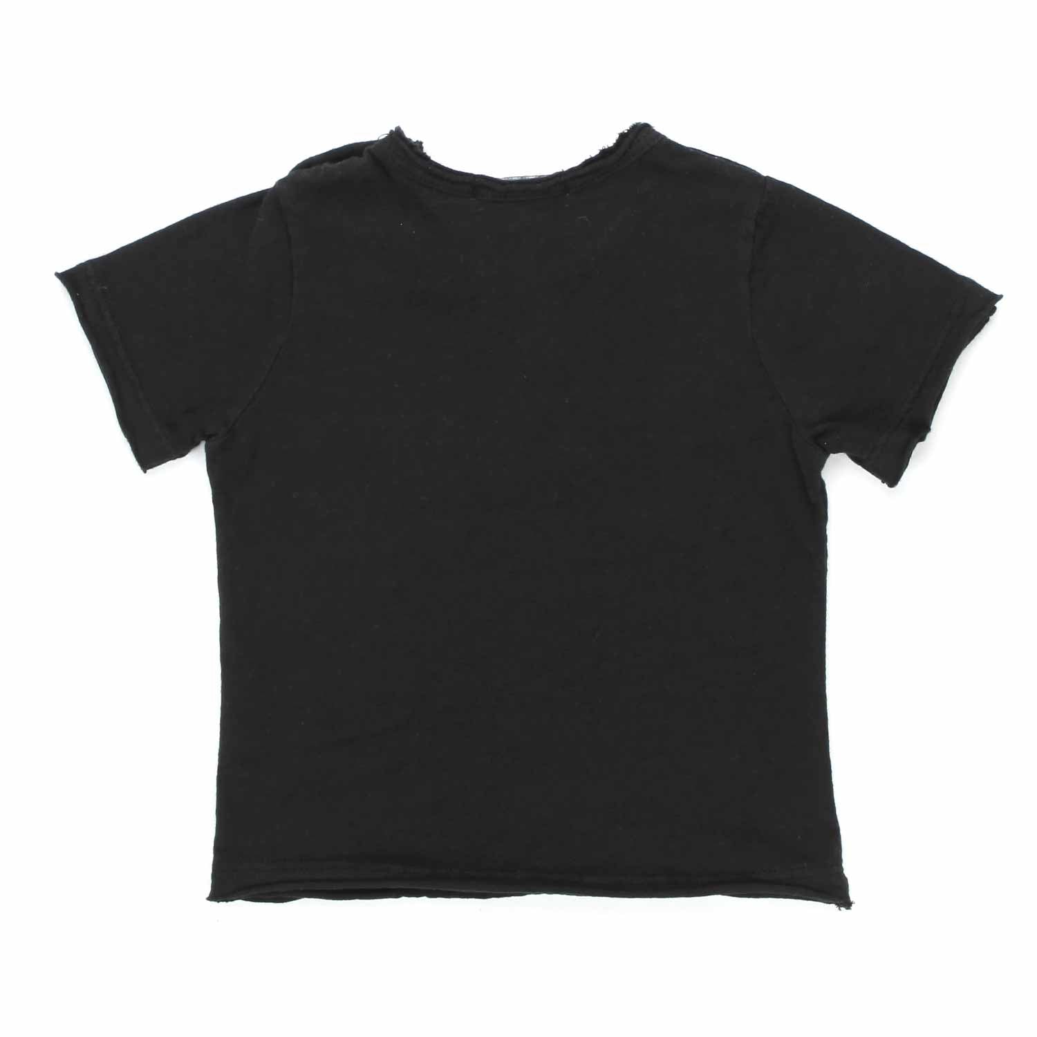 T-SHIRT NERA CON TASCHINO BAMBINA E BEBÈ - annameglio.com abbigliamento moda