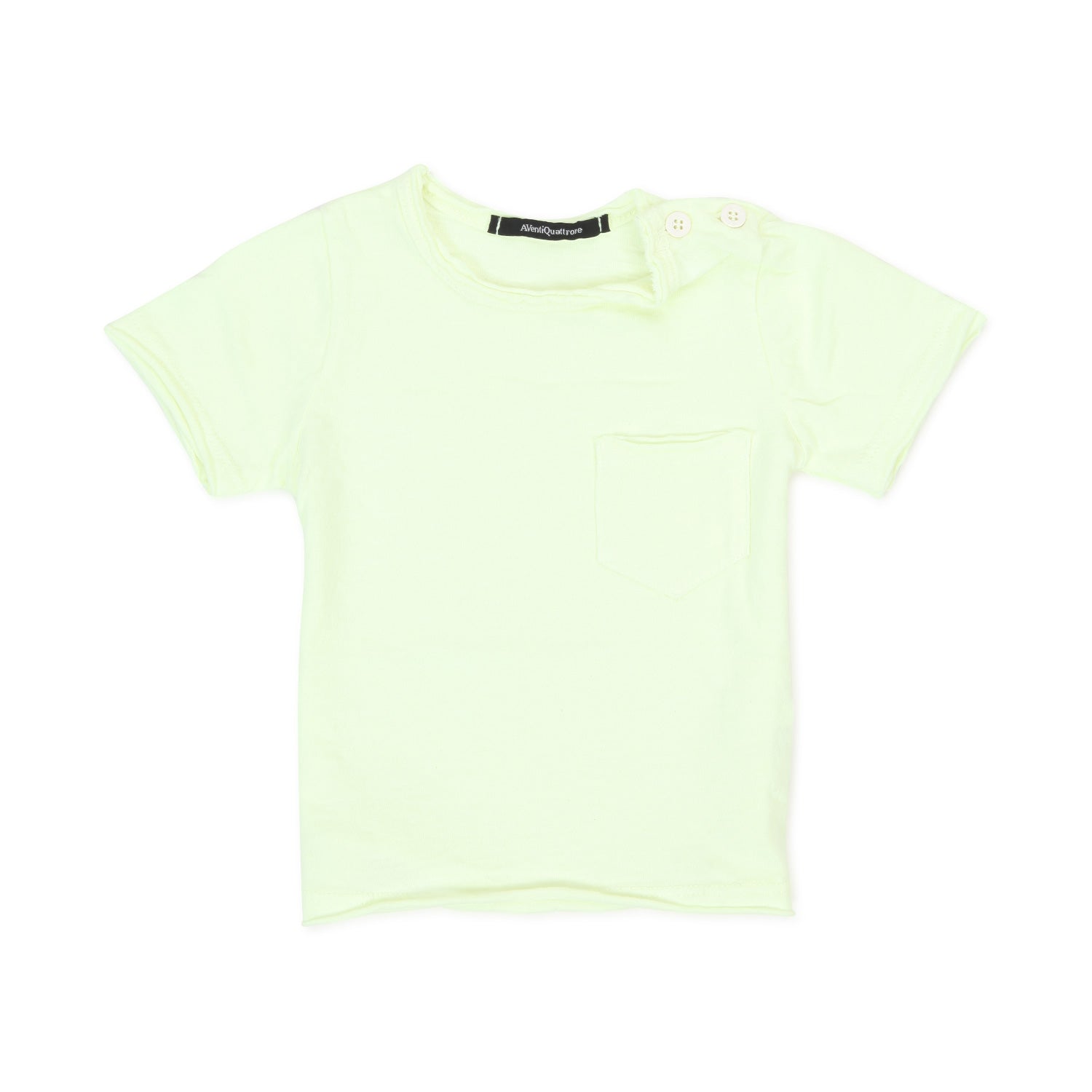 T-SHIRT VERDE FLUO CHIARO BABY UNISEX - annameglio.com abbigliamento moda
