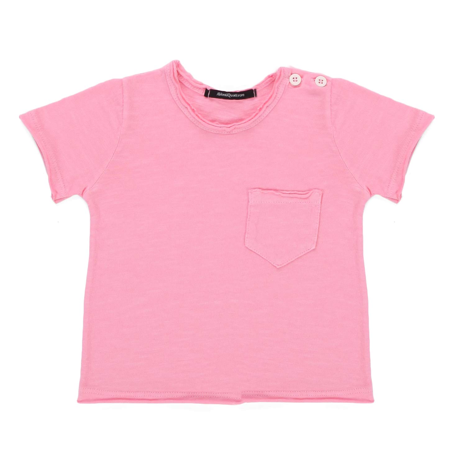 T-SHIRT ROSA CON TASCHINO BAMBINA E BEBÈ - annameglio.com abbigliamento moda