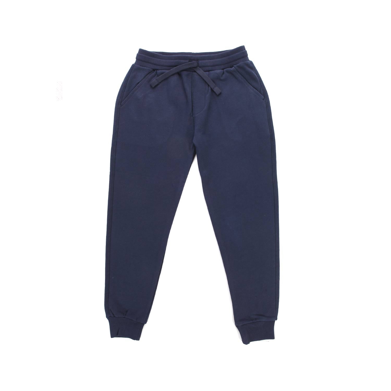 PANTALONE TUTA IN FELPA BLU BAMBINO E TEEN - annameglio.com abbigliamento moda
