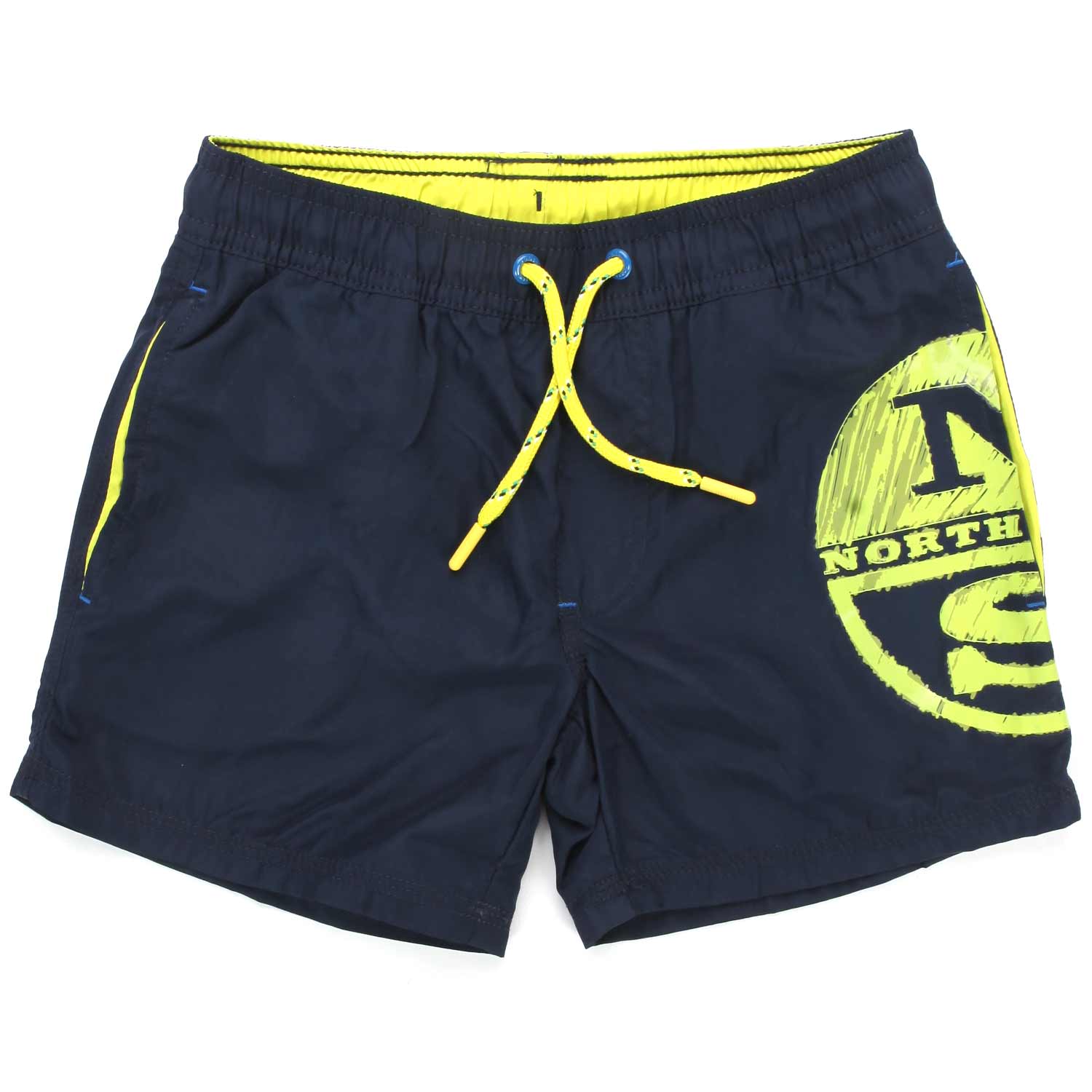 BOXER MARE BLU NAVY E GIALLO FLUO BAMBINO E TEEN - annameglio.com abbigliamento moda