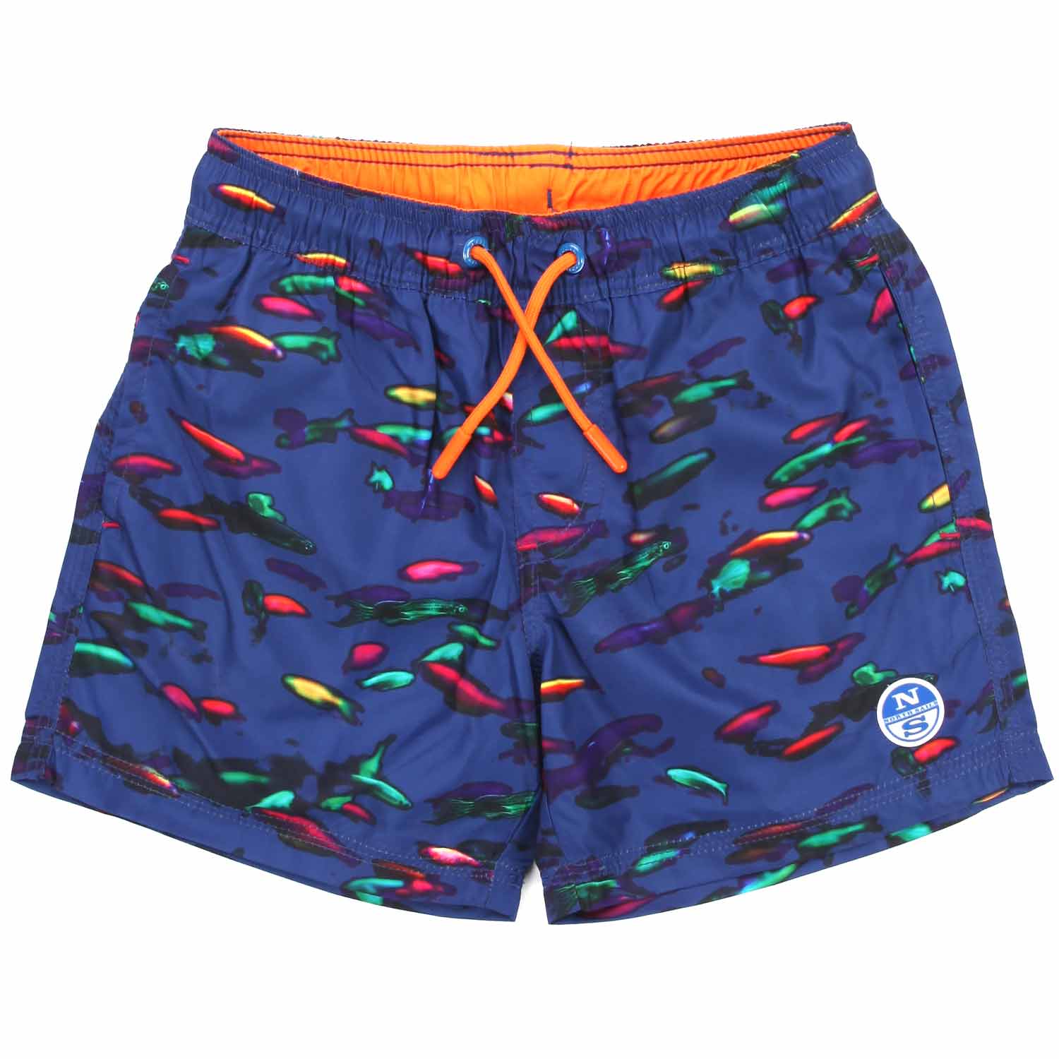 BOXER MARE BLU E ARANCIO FLUO BAMBINO E TEEN - annameglio.com abbigliamento moda